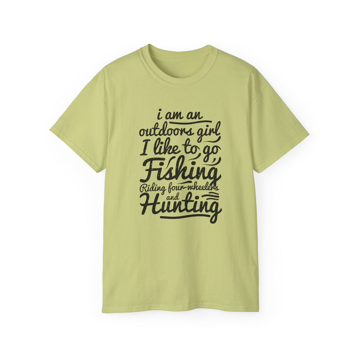 Outdoors Girl I Like To Go Fishing Hunting T-Shirt | Women's Fishing Shirt