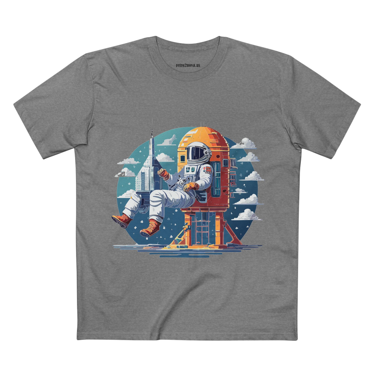 Cosmos Astronaut Graphic Tee Staple Unisex 100 Cotton Tee Shirt - CS-43