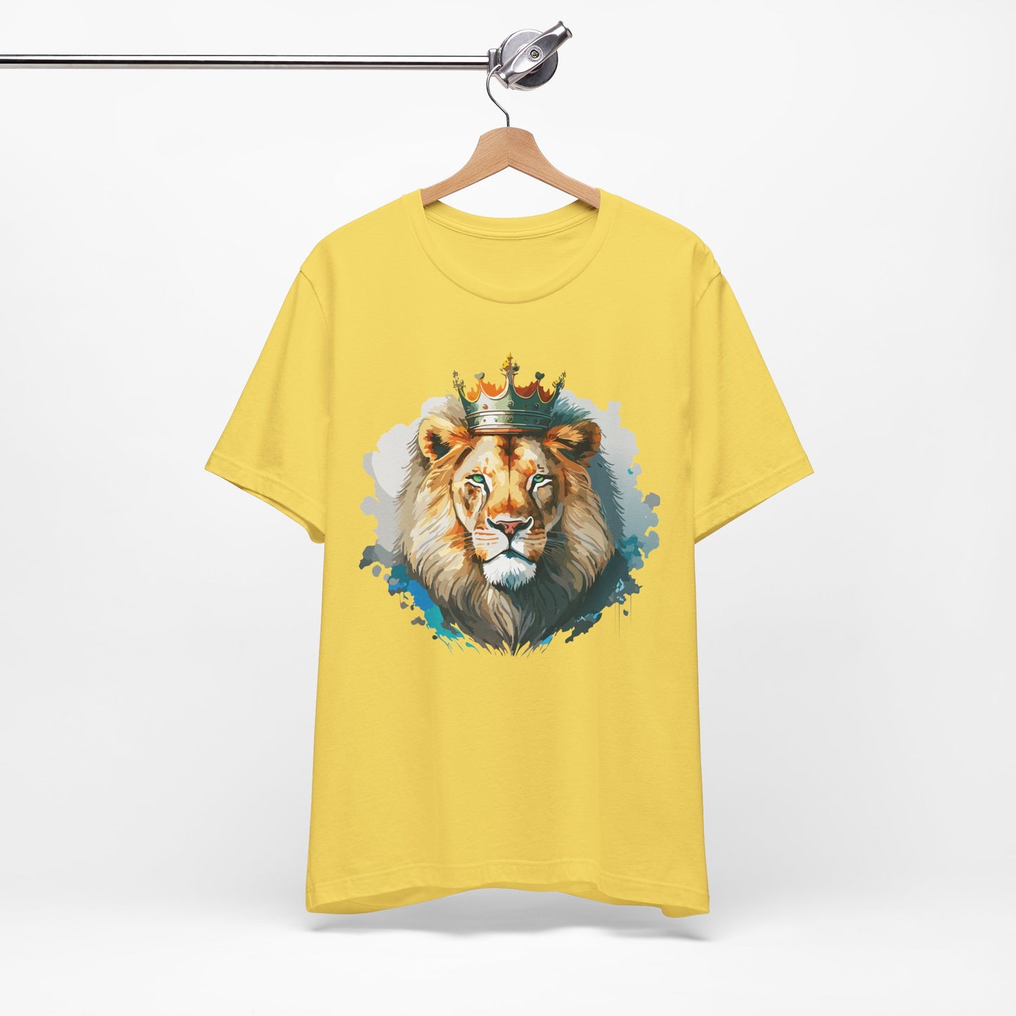Lion Shirt, Animal Shirt, T-Shirt with Lion, Art Design Tee, Animal Tees, Safari T-Shirt, Crown Tee 13