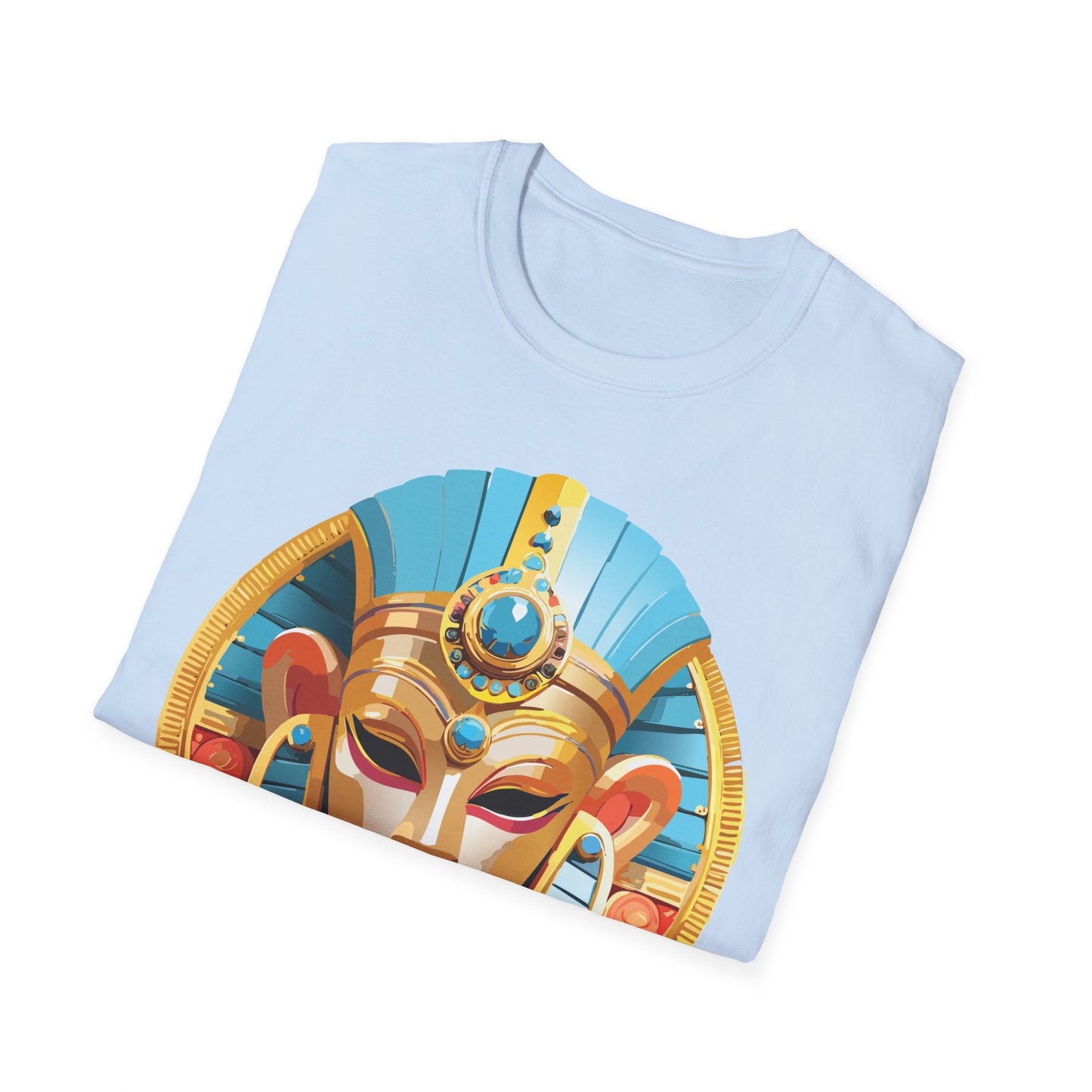 Mask Tee Shirt Unisex Softstyle Short Sleeve Art Design T Shirt 100 Percent Ring Spun Cotton