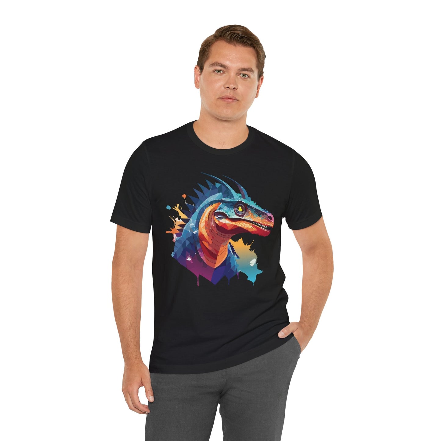 Unisex Animal Tee Shirt With Animals Art Design Wild Animals Shirt For Everyday Wear