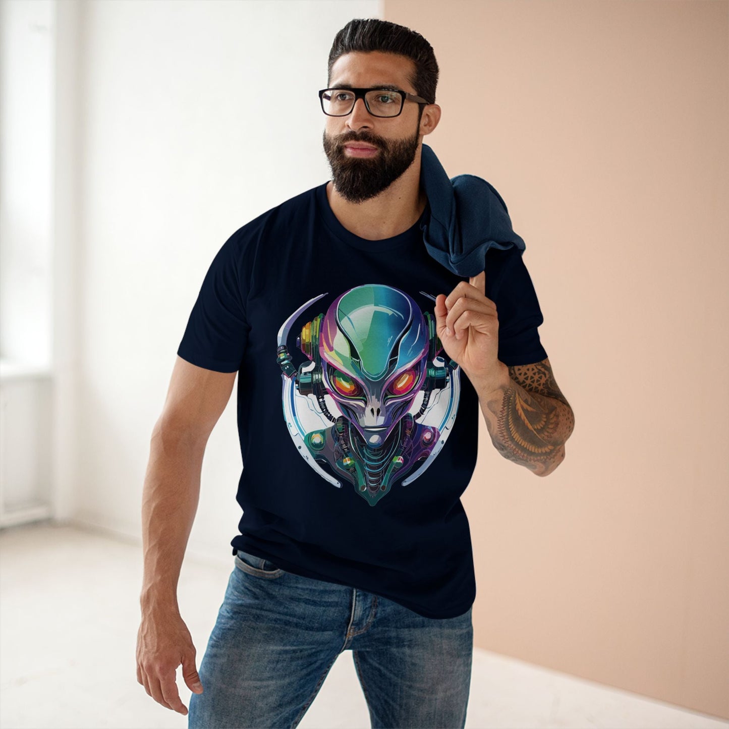 Aliens Graphic Unisex 100 Cotton Staple Tee 18