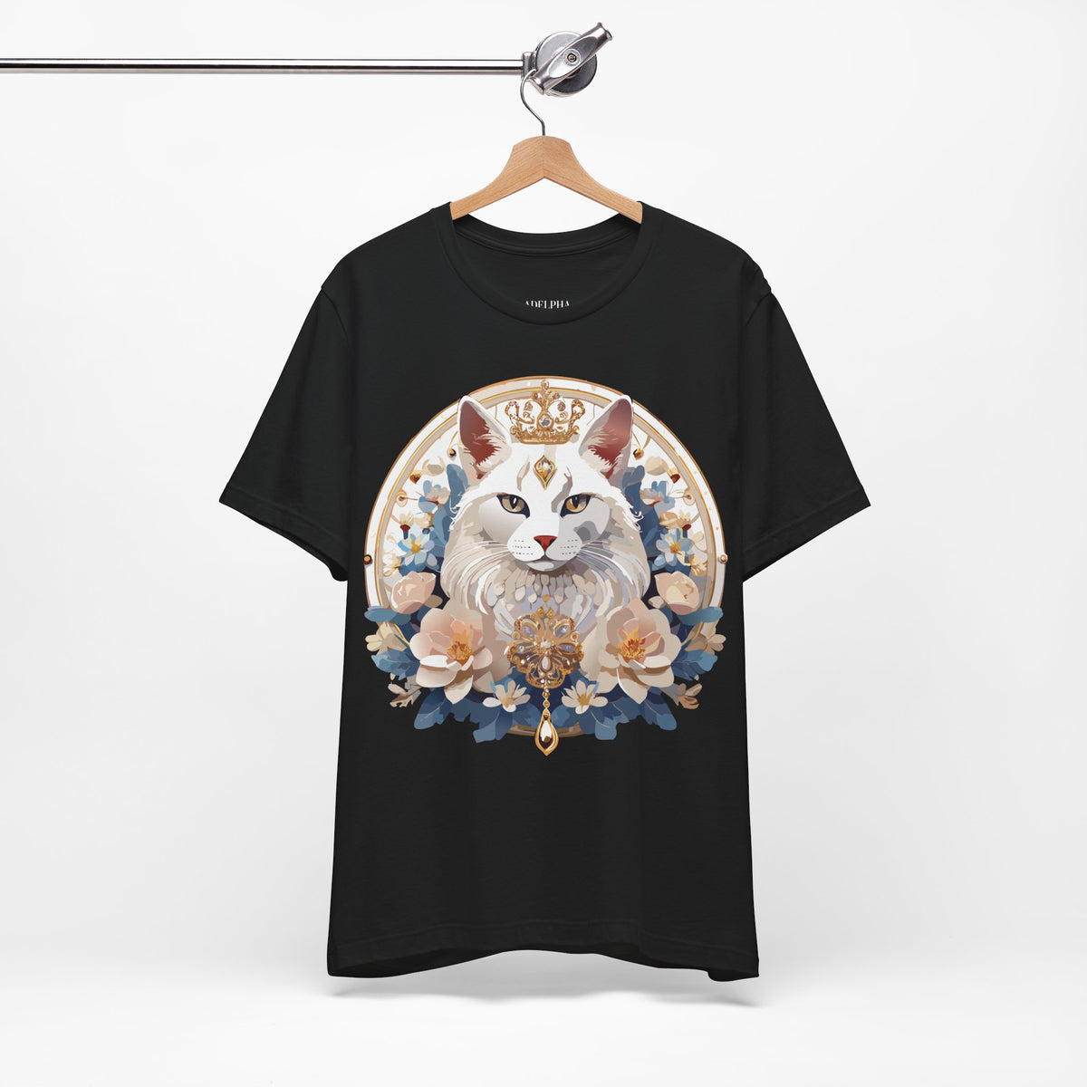 Medallion Graphic Unisex Cotton Bella+Canvas Tee with Art Design d74
