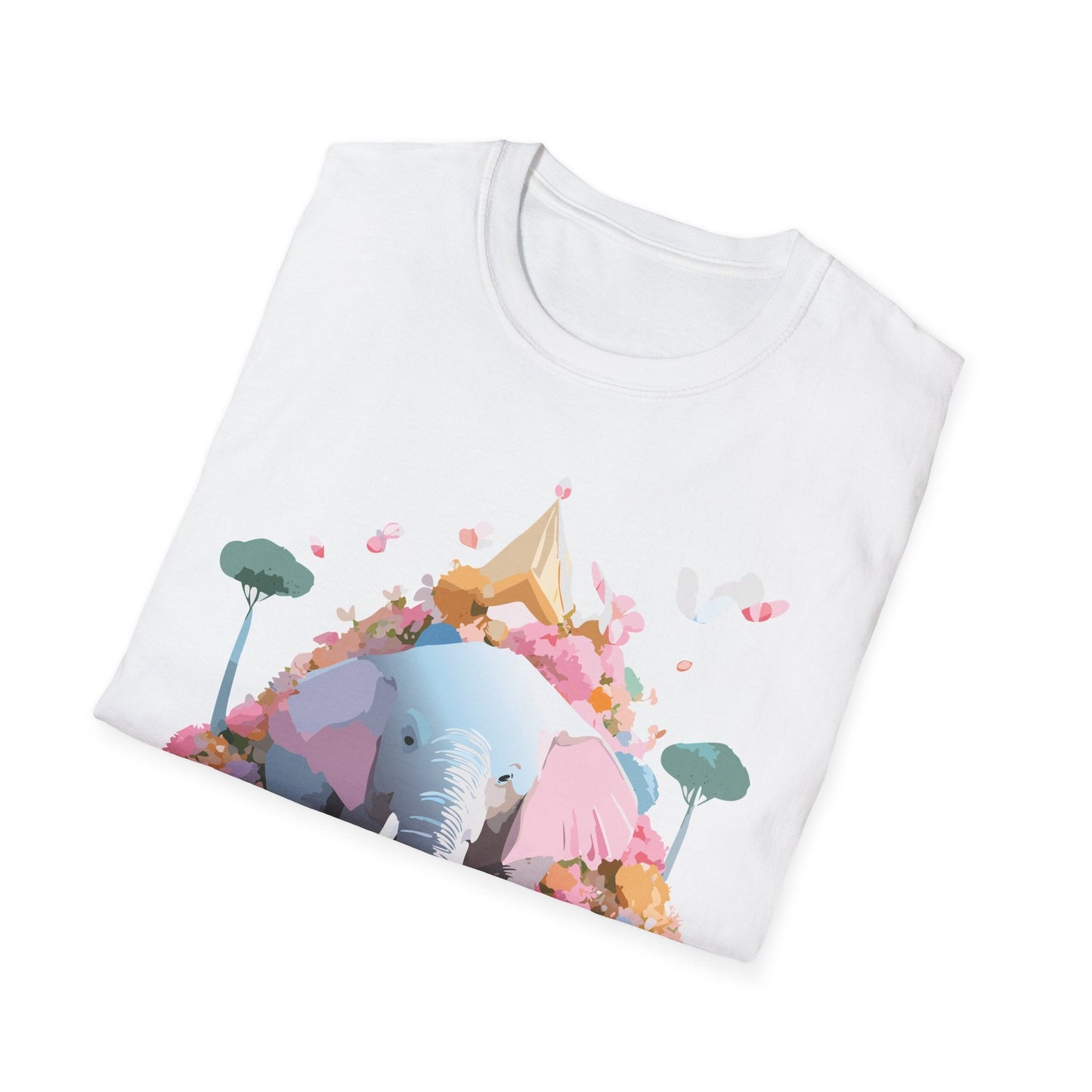 Elephant Graphic T Shirt For Animals Unisex Gildan Softstyle 64000 Cotton Tee Apparel