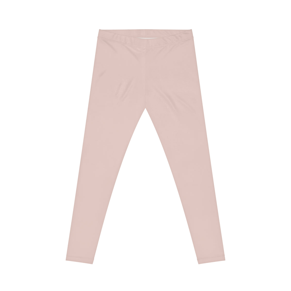 Desert Spring Beige Color Women's Poly-Span Casual Leggings XS-2XL
