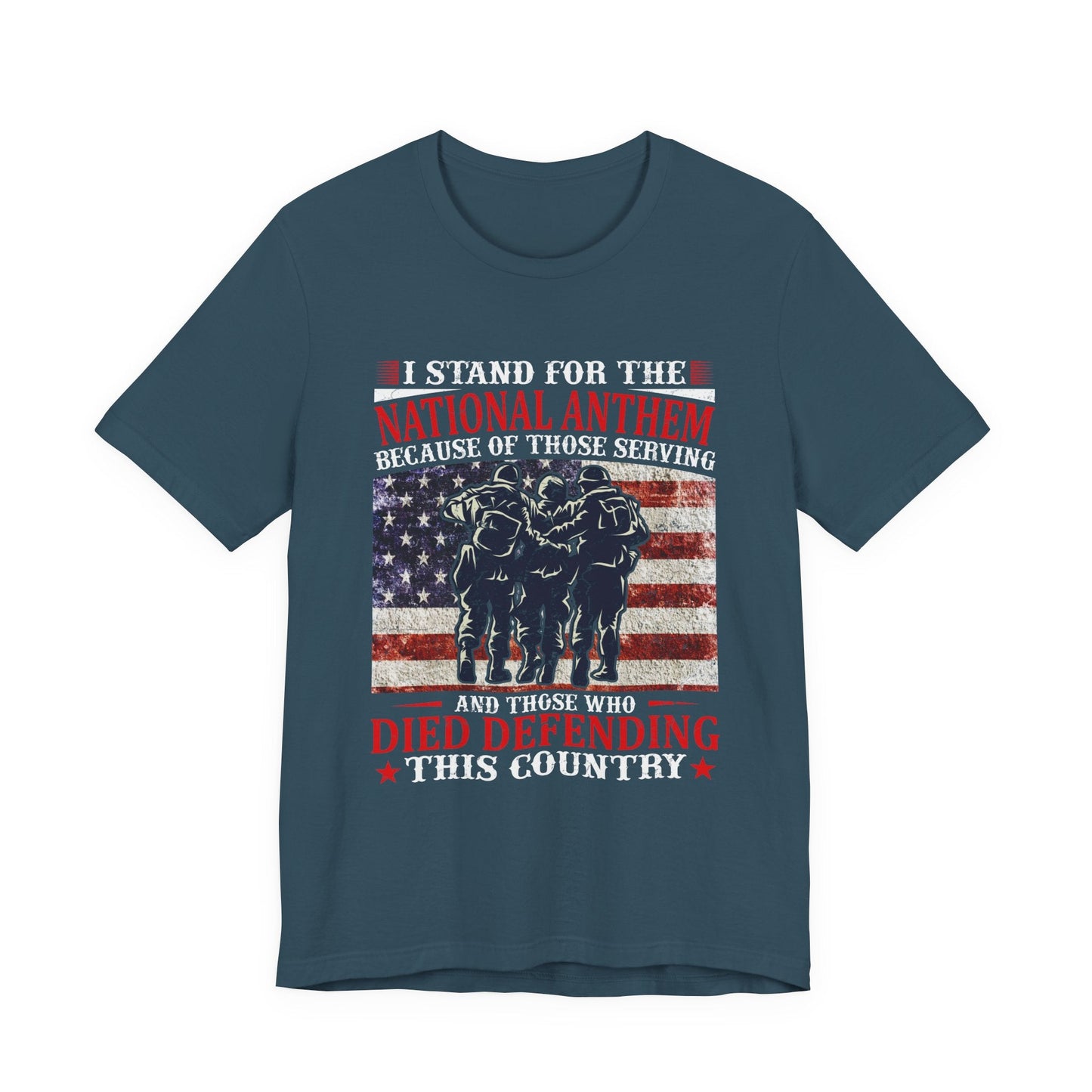 Army Veteran Patriotic Graphic Design Unisex Cotton T-Shirt v36