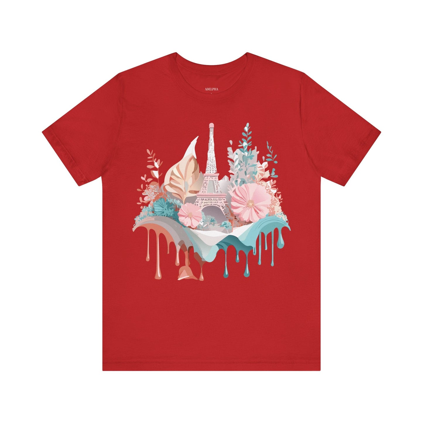 Unisex Paris Graphic T By Vintage Inspired Art Tee Short Sleeve Casual Wear