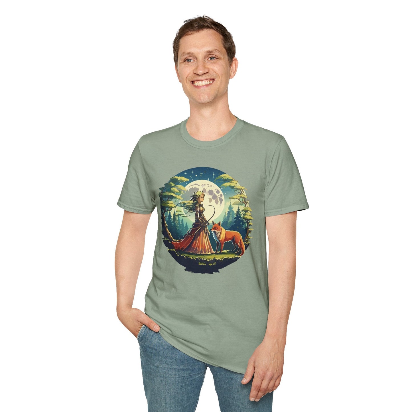 Womens Graphic T Shirt Art Design Tee Softstyle 64000 Gildan Unisex Cotton Comfort Tee
