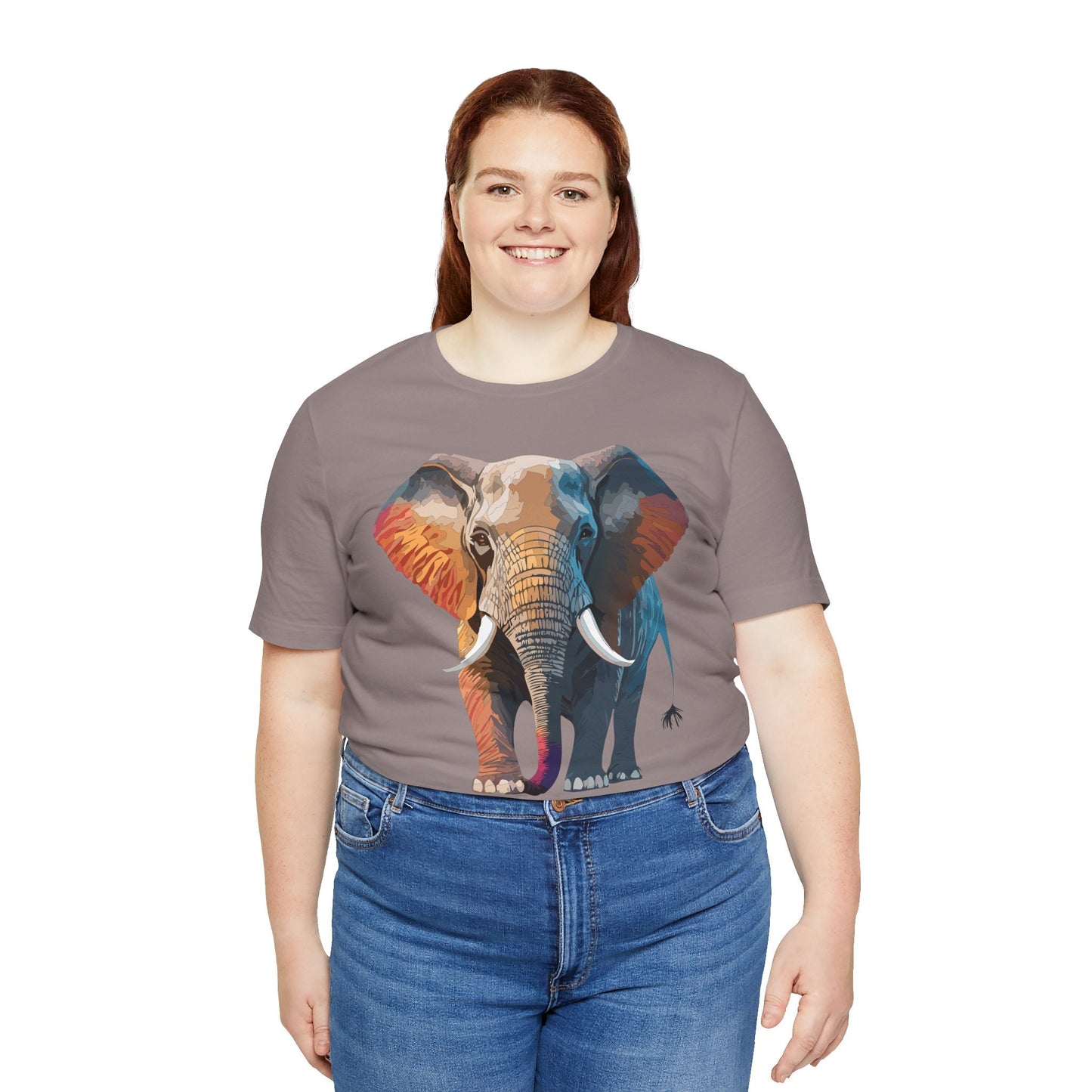 Unisex Animal Shirt With Animals Art Design Graphic Tee Short Sleeve Wild Animals