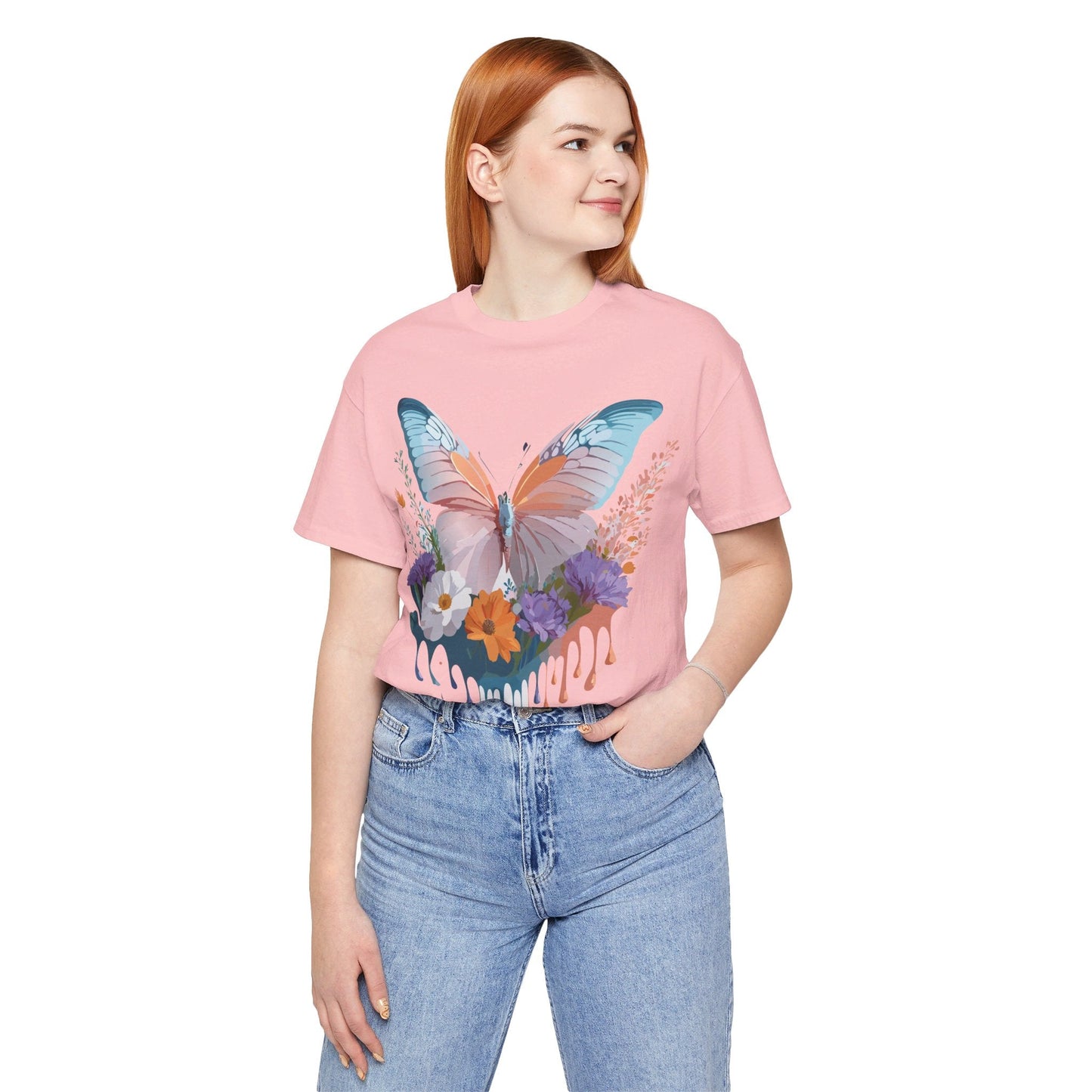 Butterfly Graphic Tee Unisex Jersey Short Sleeve Adelpha Art Design