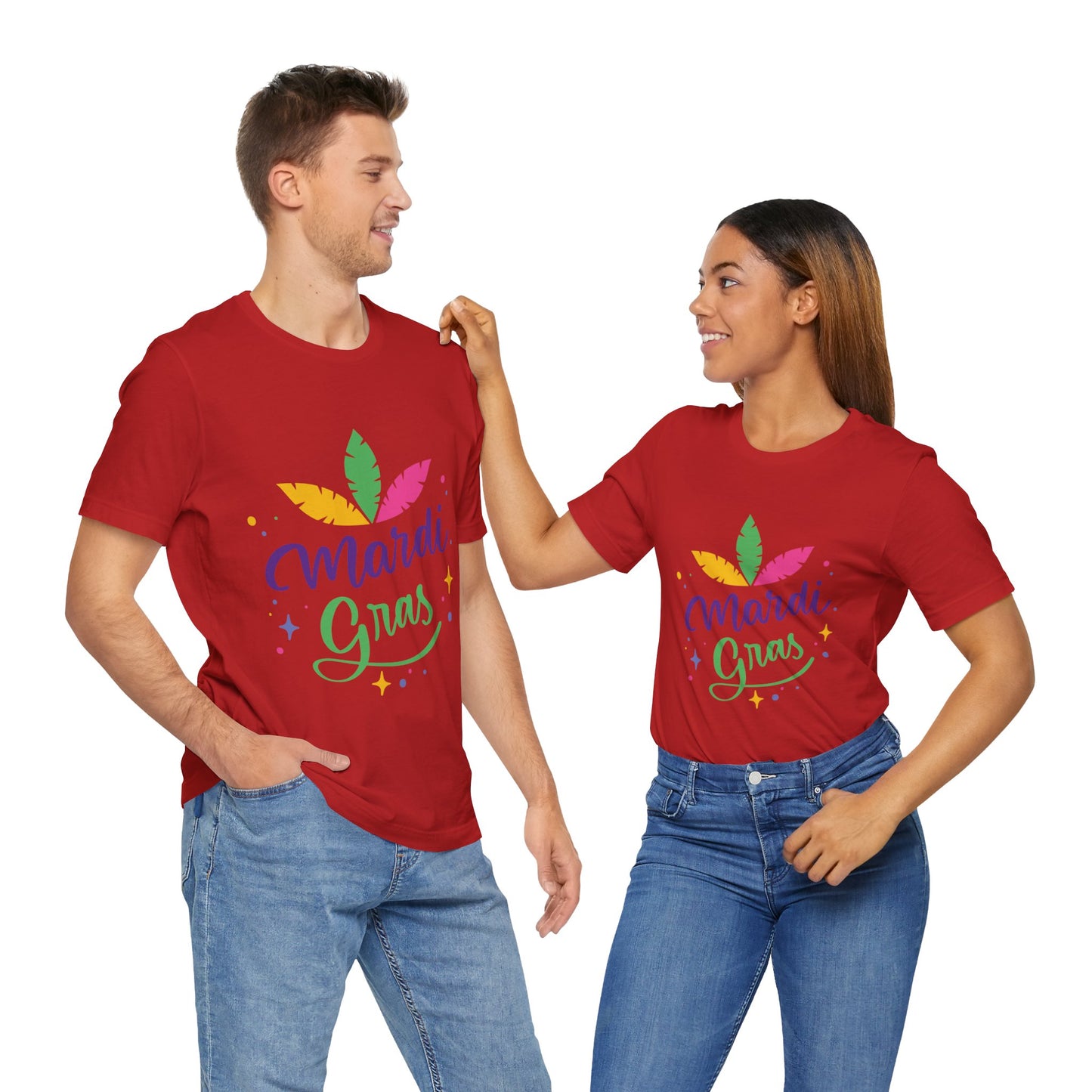 Unisex Cotton Tee Shirt for Mardi Gras