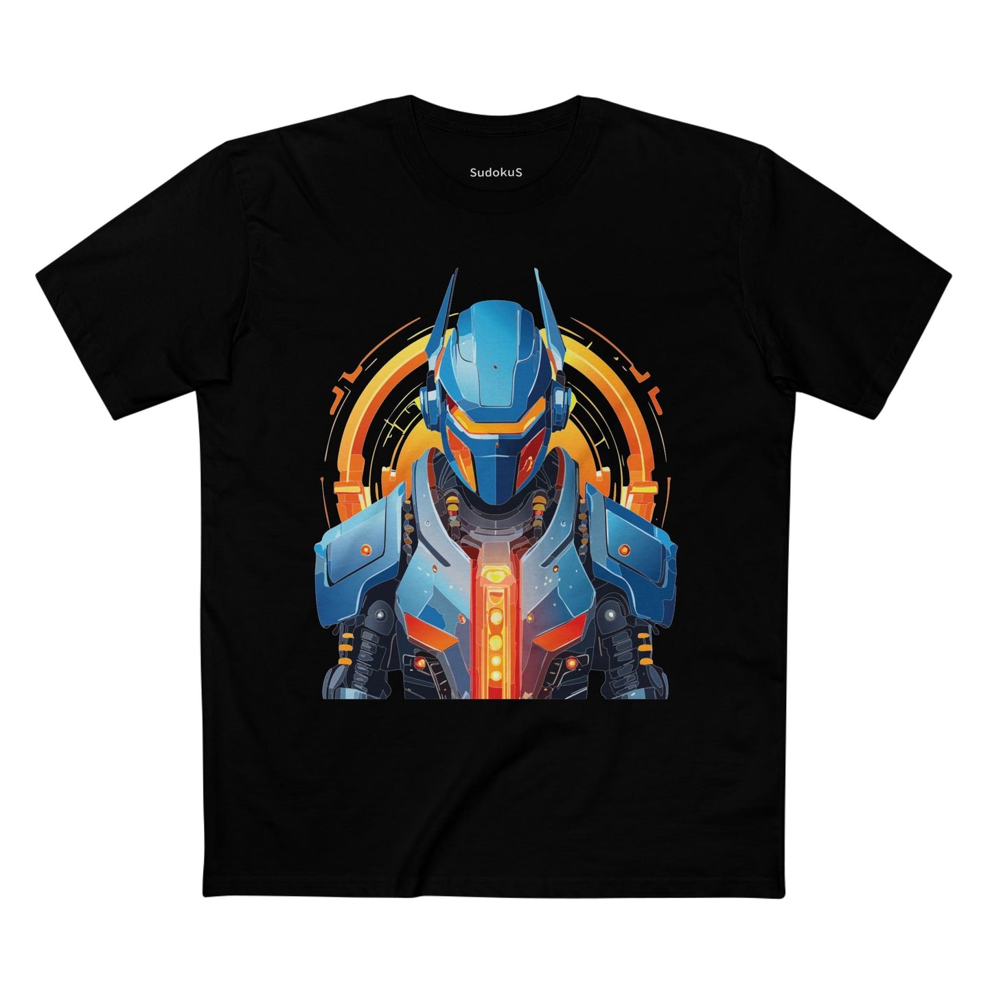 Cyborg Robot Graphic Unisex 100 Cotton Staple Tee 9