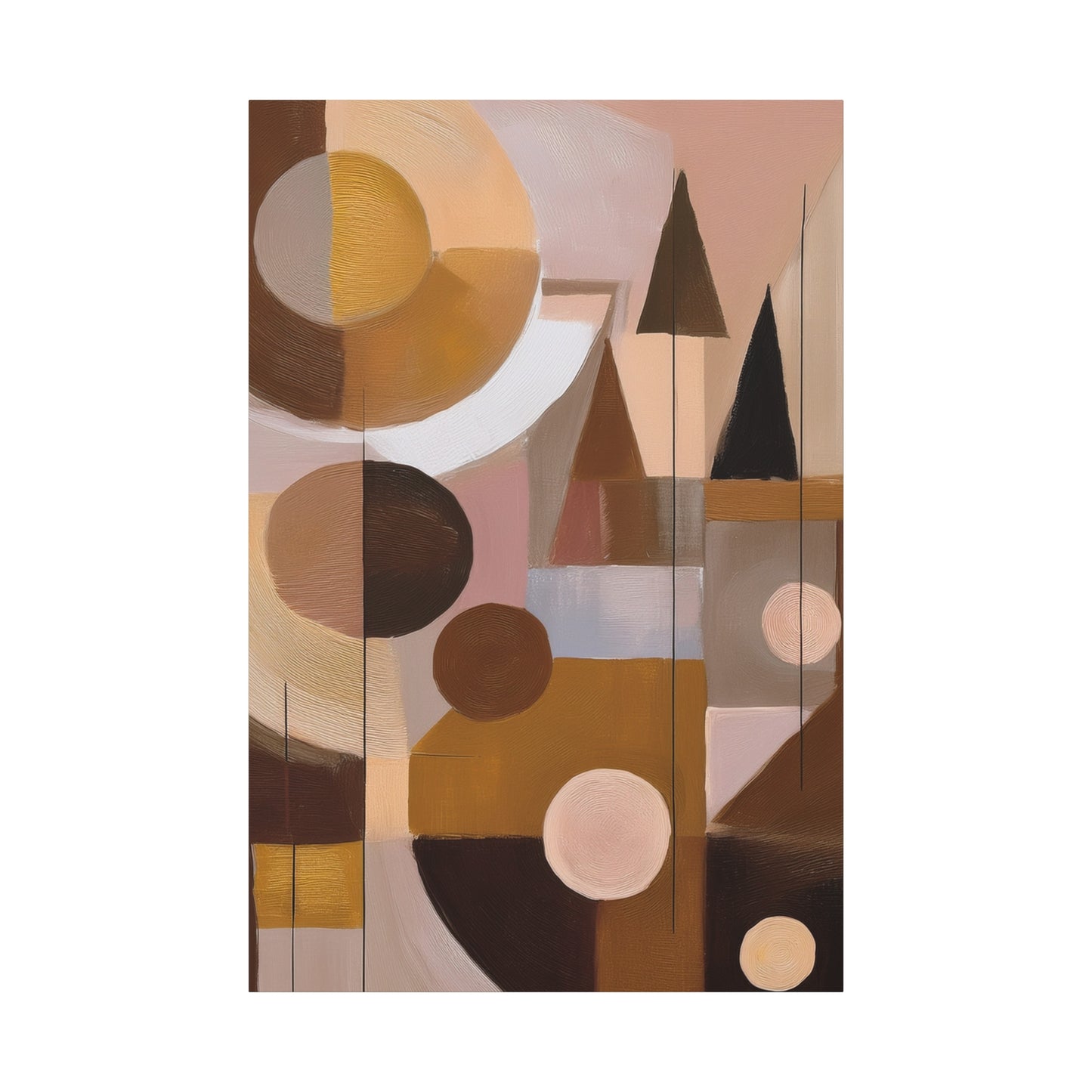 Abstract Geometric Painting Print Canvas 20x24,20x30,24x30 24x32,24x36,30x40 32x48,36x48,40x60 Pine-Wood Inner Frame ABS-51