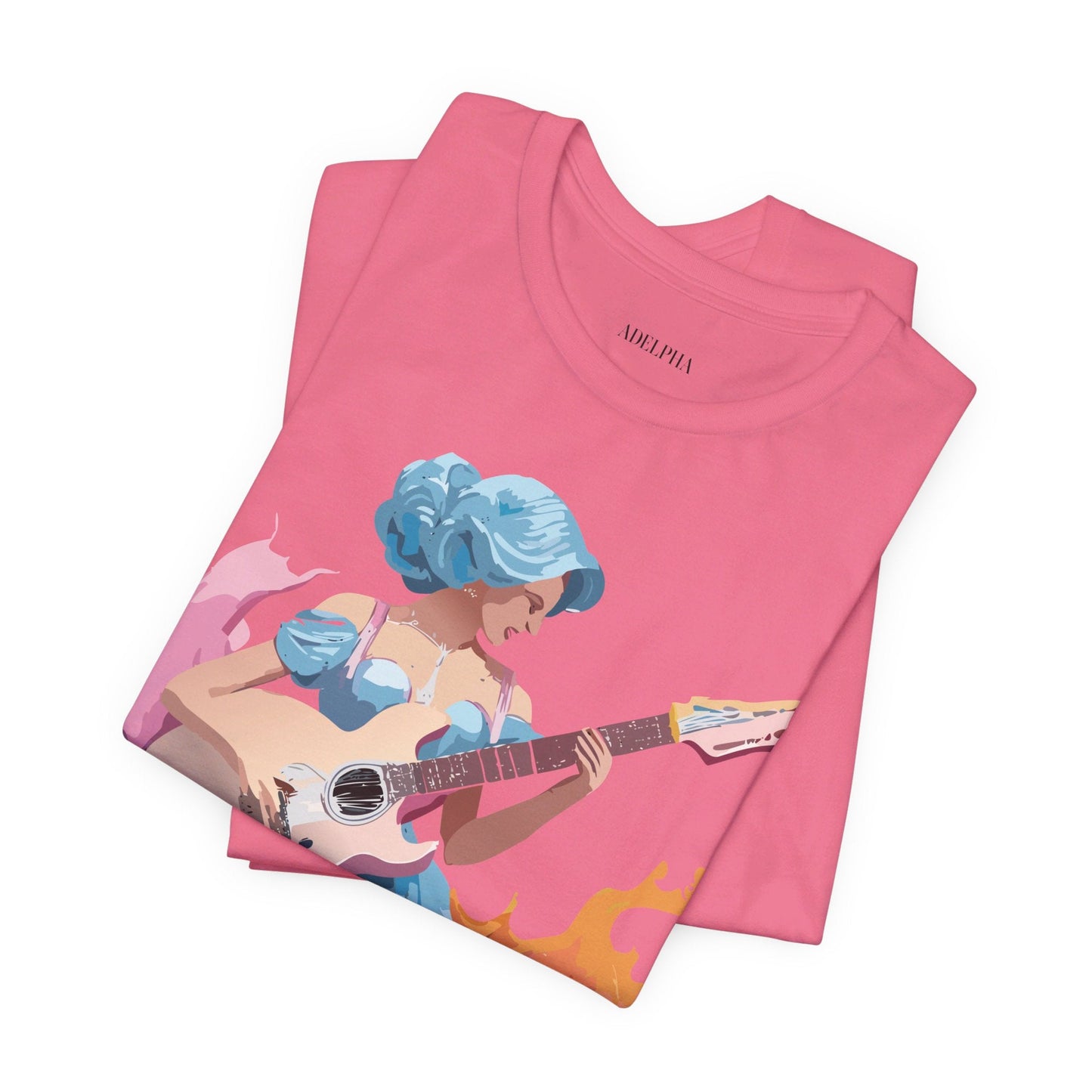Music T Shirt Graphic Tee Unisex Adelpha Vintage Inspired Artwork Casual Everyday Wear