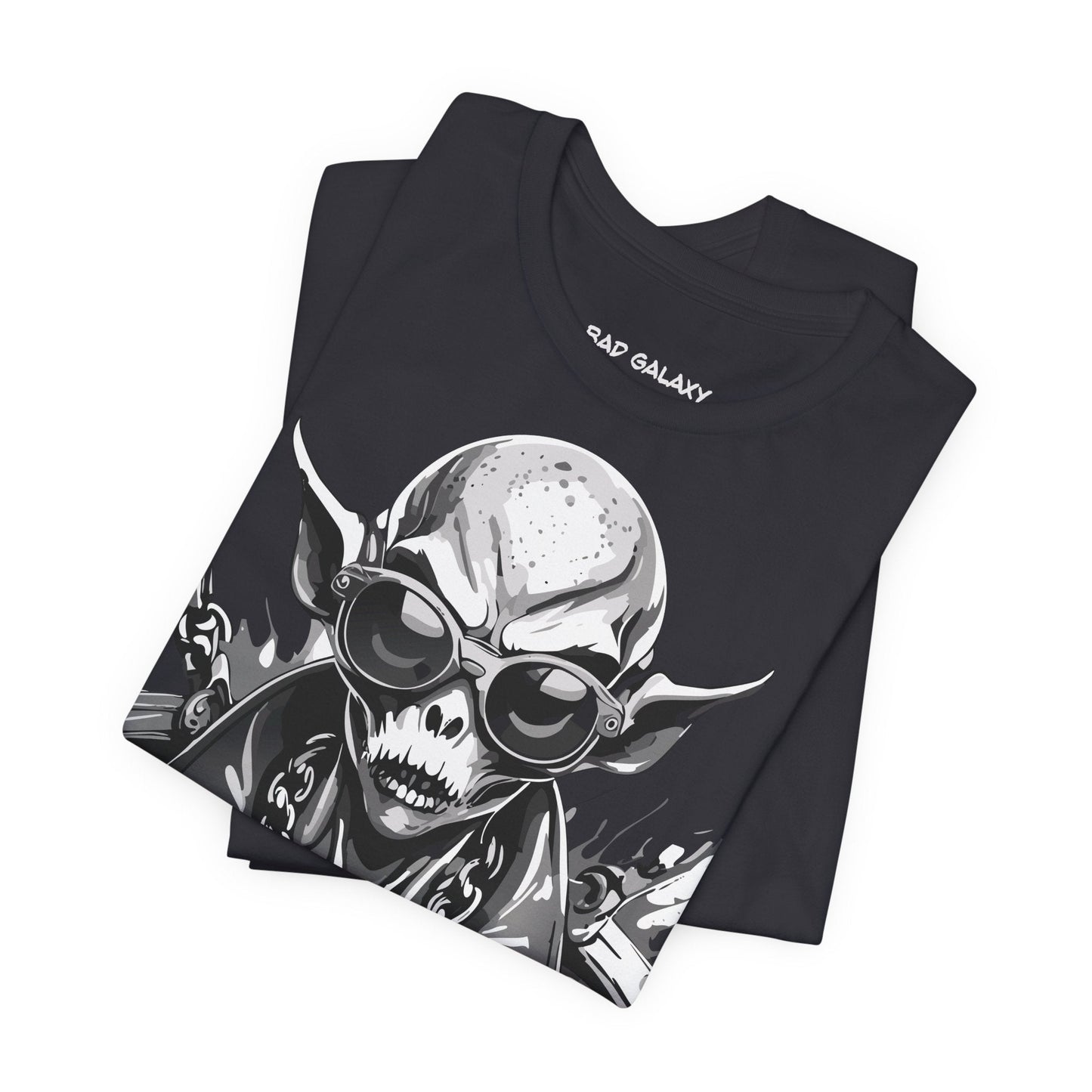 Alien Tee Shirt From Bad Galaxy Made To Order Free Shipping 100 Percent Cotton Eco Friendly In USA