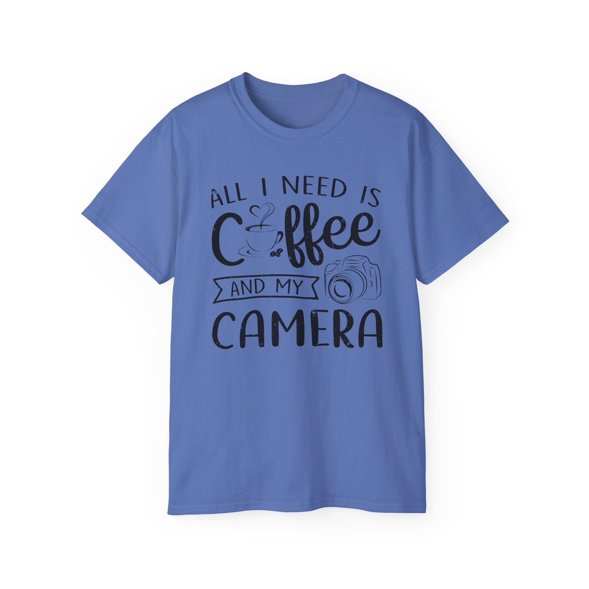 All I Need Is Coffee and My Camera Tee | Photographer Coffee Shirt