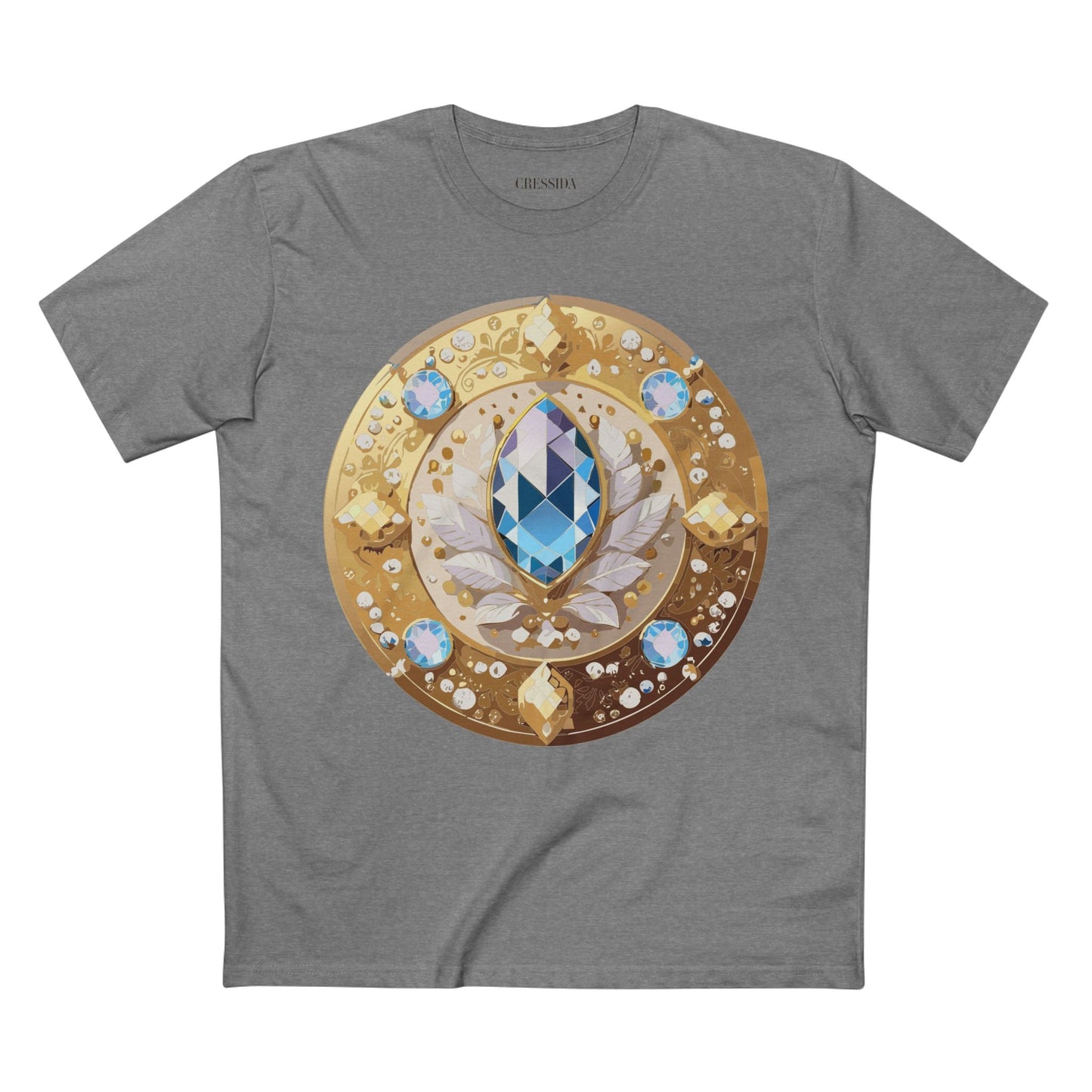 Medallion Graphic T-Shirt Unisex 100 Cotton With Gold Art Design Medal Tee 17