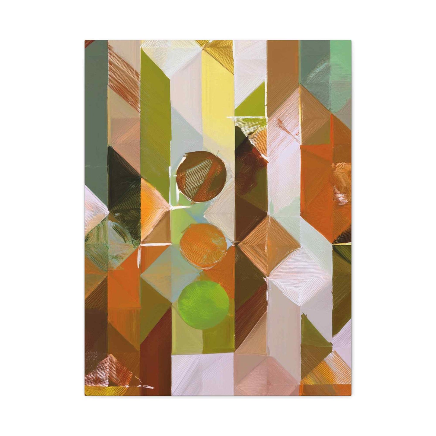 Abstract Geometric Painting Print Canvas 20x24,20x30,24x30 24x32,24x36,30x40 32x48,36x48,40x60 Pine-Wood Inner Frame ABS-56