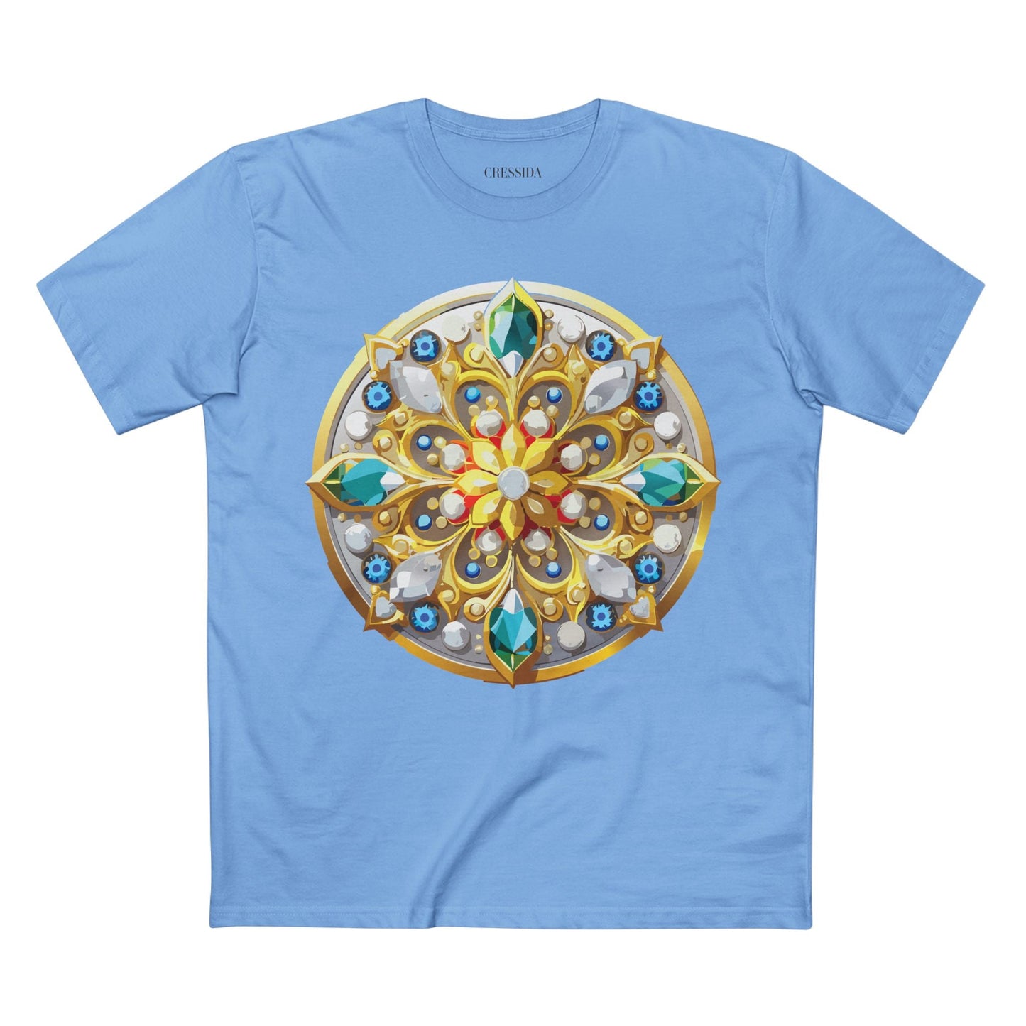Medallion Graphic T-Shirt Unisex 100 Cotton With Gold Art Design Medal Tee 2