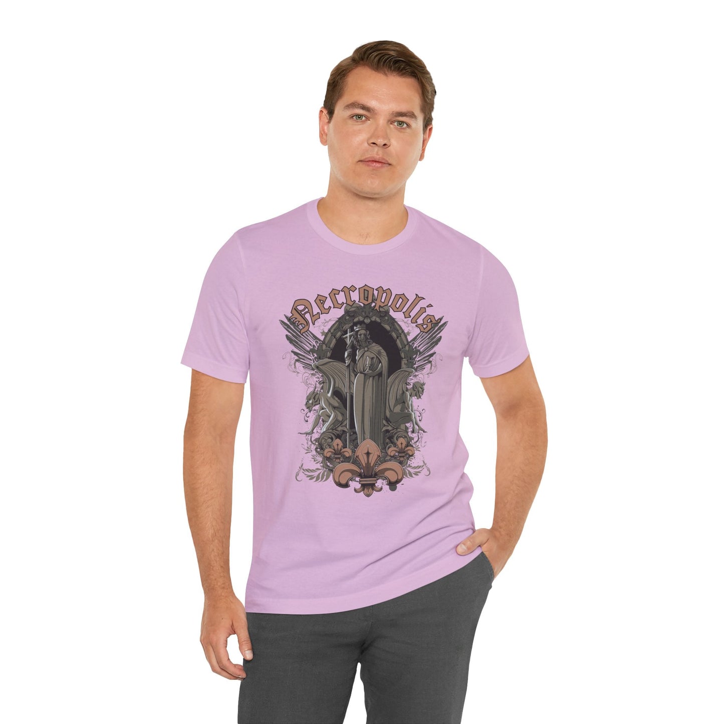 Gothic Skull Graphic Unisex Cotton T-Shirt r7