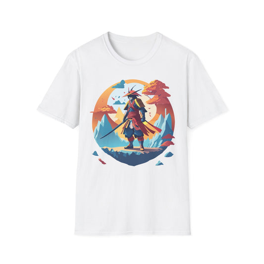 Samurai Shirt Unisex Tee Gildan Softstyle 64000 100 Percent Ring Spun Cotton Lightweight