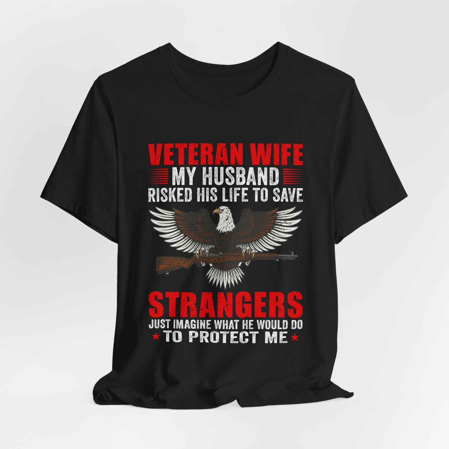Army Veteran Patriotic Graphic Design Unisex Cotton T-Shirt v40