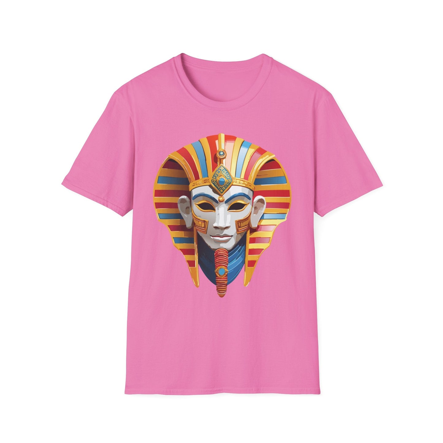 Mask Tee Shirt Unisex Art Design Masquerade Tee Gildan Softstyle 64000 Lightweight Cotton