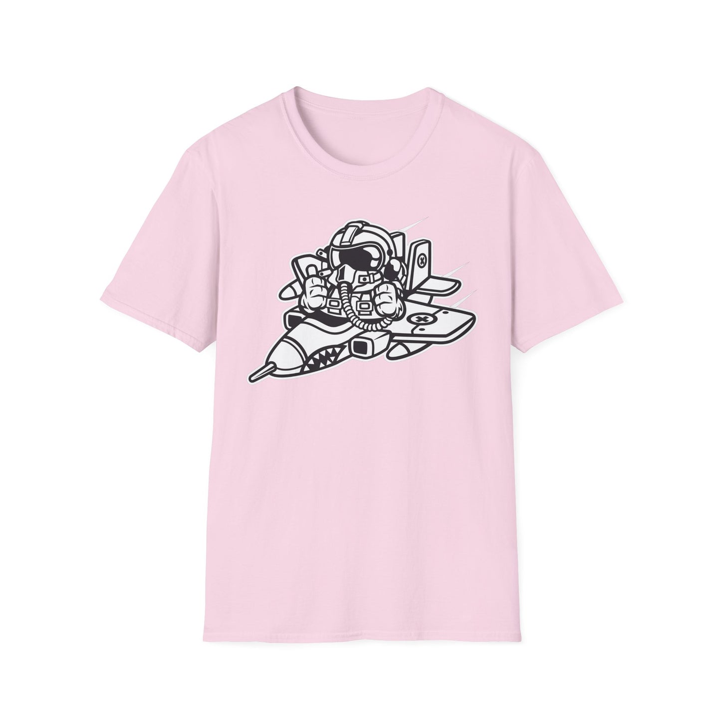 Unisex Cotton T-Shirt with Cartoon Graphic Design