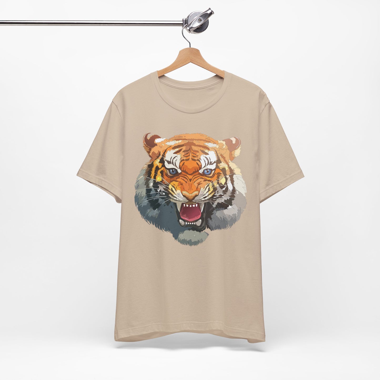 Tiger Shirt, Animal Shirt, T-Shirt with Tiger, Art Design Tee, Animal Tees, Safari T-Shirt, Graphic Design Tee 14