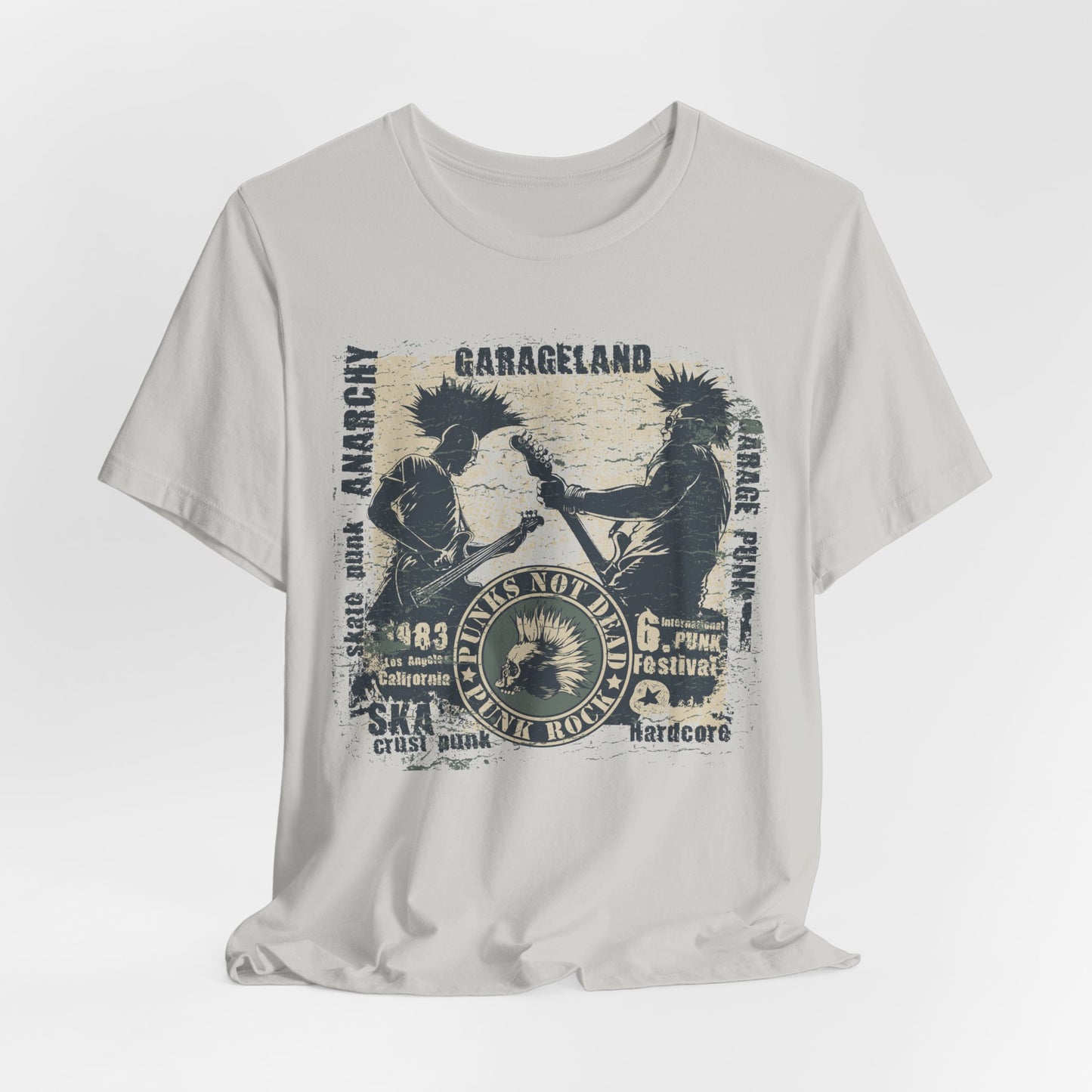 Punk Rock Graphic Tee, Retro Graphic T-Shirt, Artistic Vintage T-Shirt, Vintage Shirt, Retro Tee, Art Design Music Tees