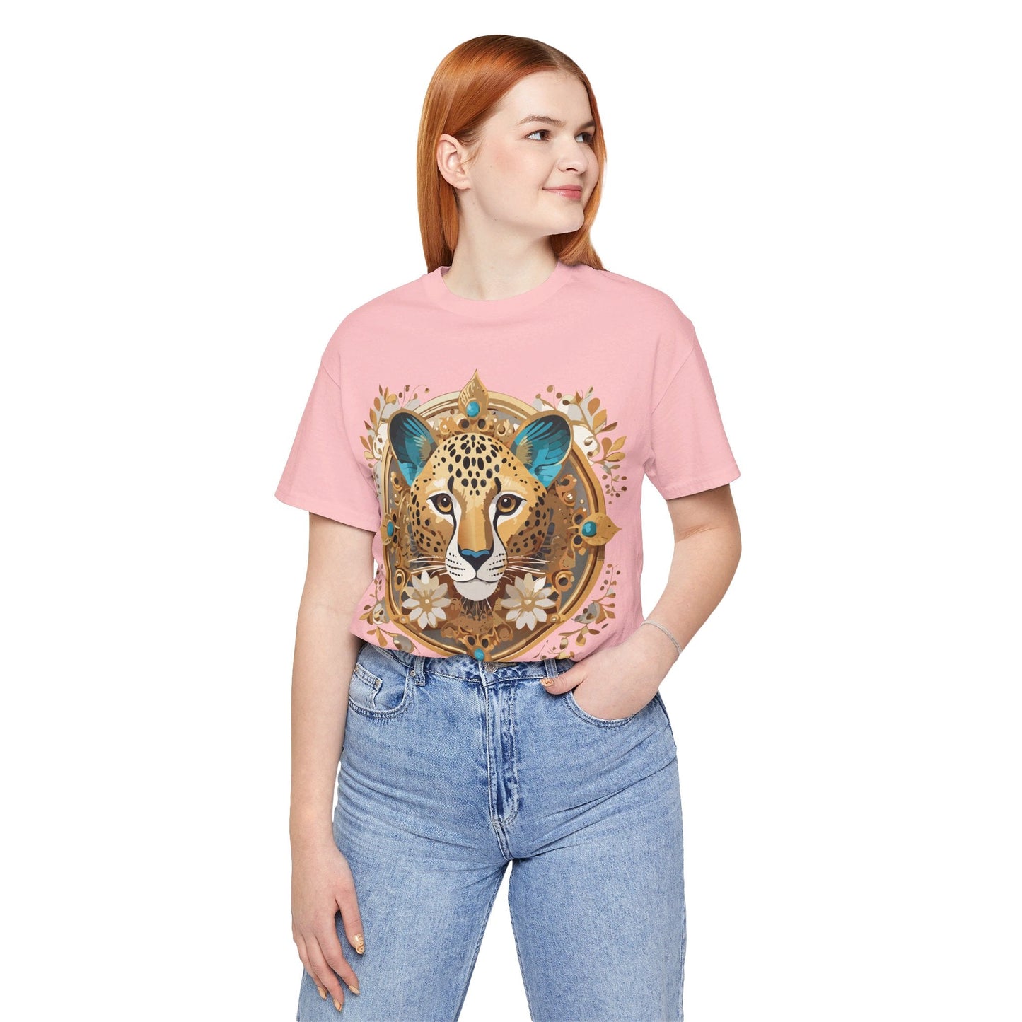 Medallion Shirt Graphic Tee Unisex Short Sleeve Vintage Inspired Artwork By Adelpha