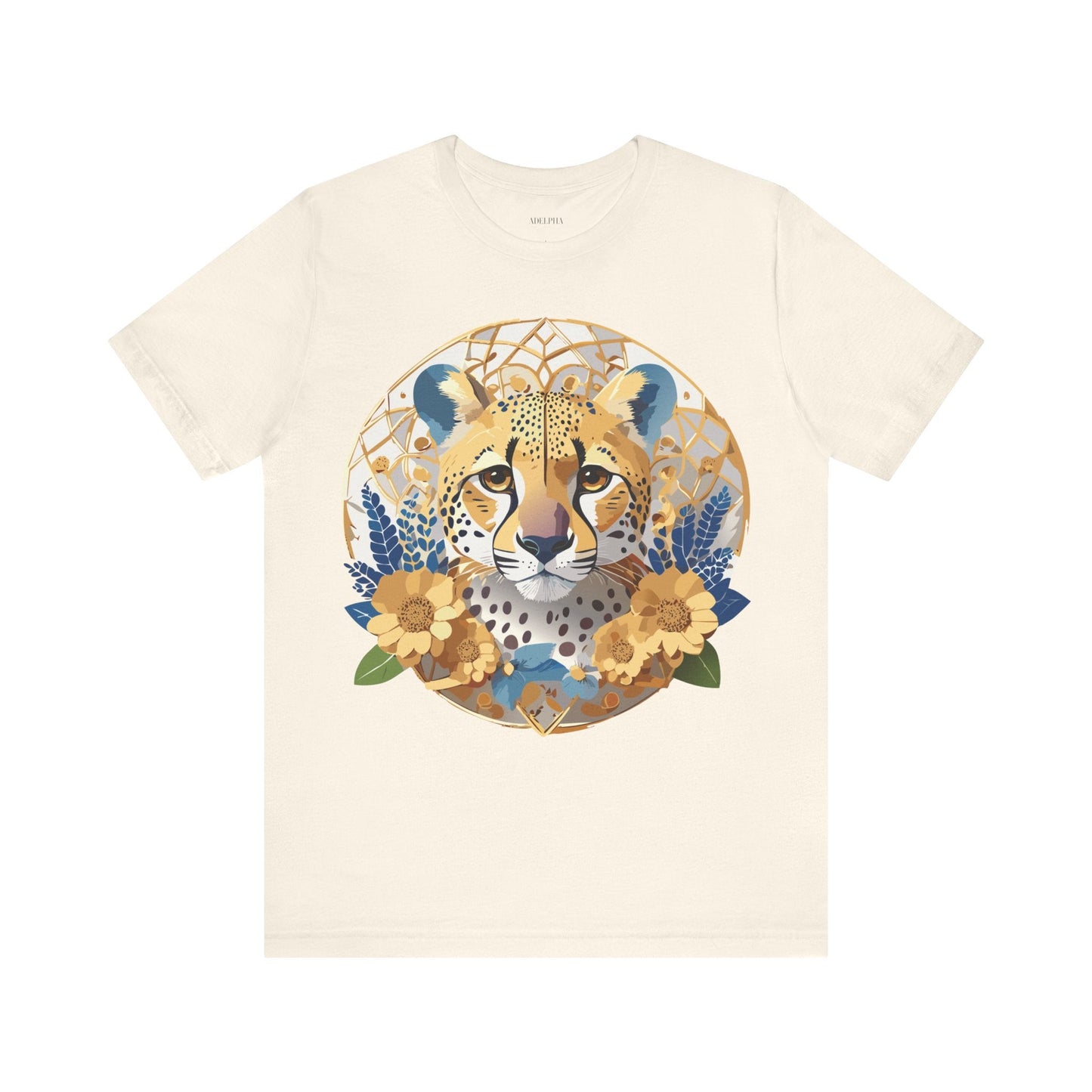 Medallion Graphic Unisex 100 Cotton Vintage Animal Medal Artwork Tee 53