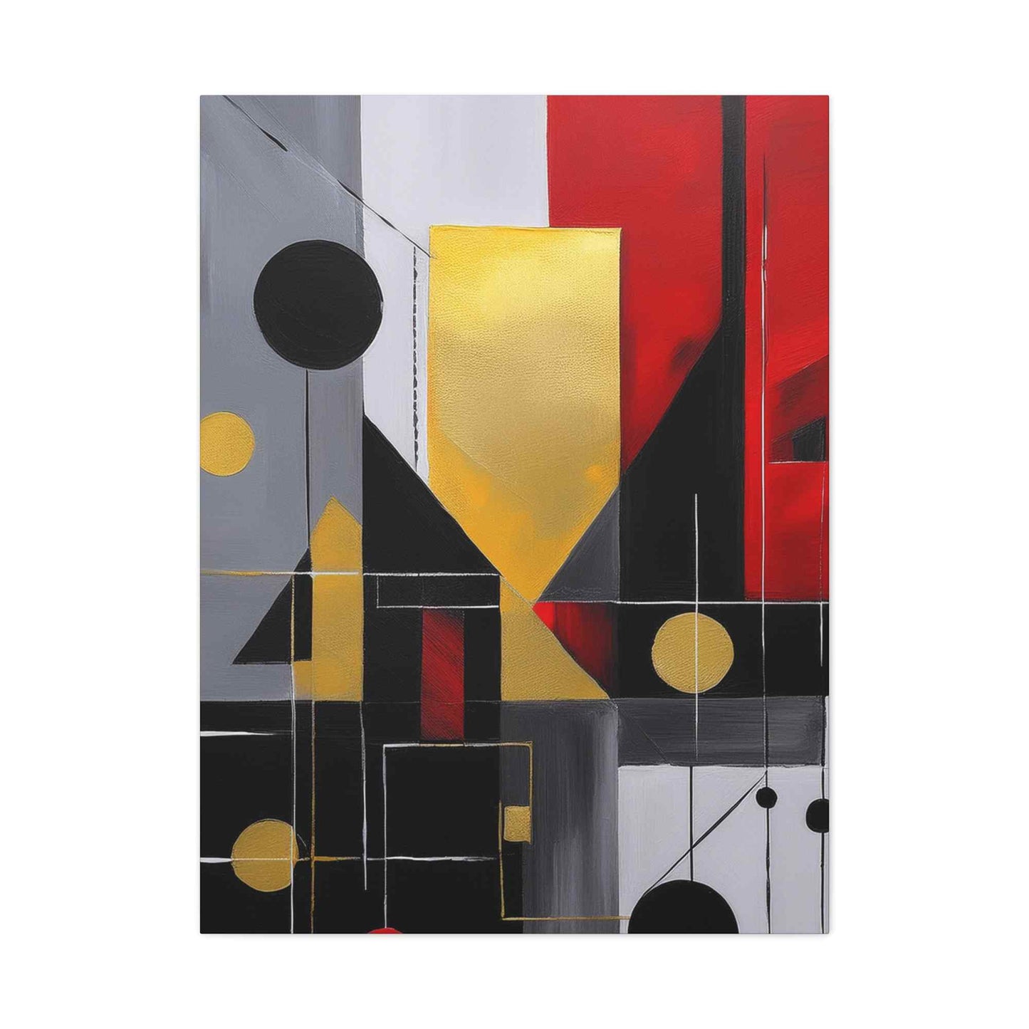 Red Abstract Painting Print Canvas 20x24,20x30,24x30, 24x32,24x36,30x40, 32x48,36x48,40x60 Pine-Wood Inner Frame ABS-22