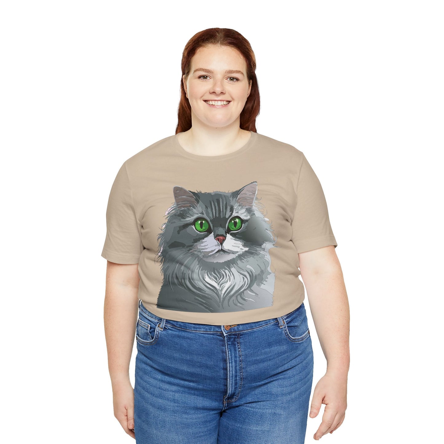 Unisex Animal Shirt With Art Design Animals Tee Short Sleeve Jersey Style Wild Animals Shirt