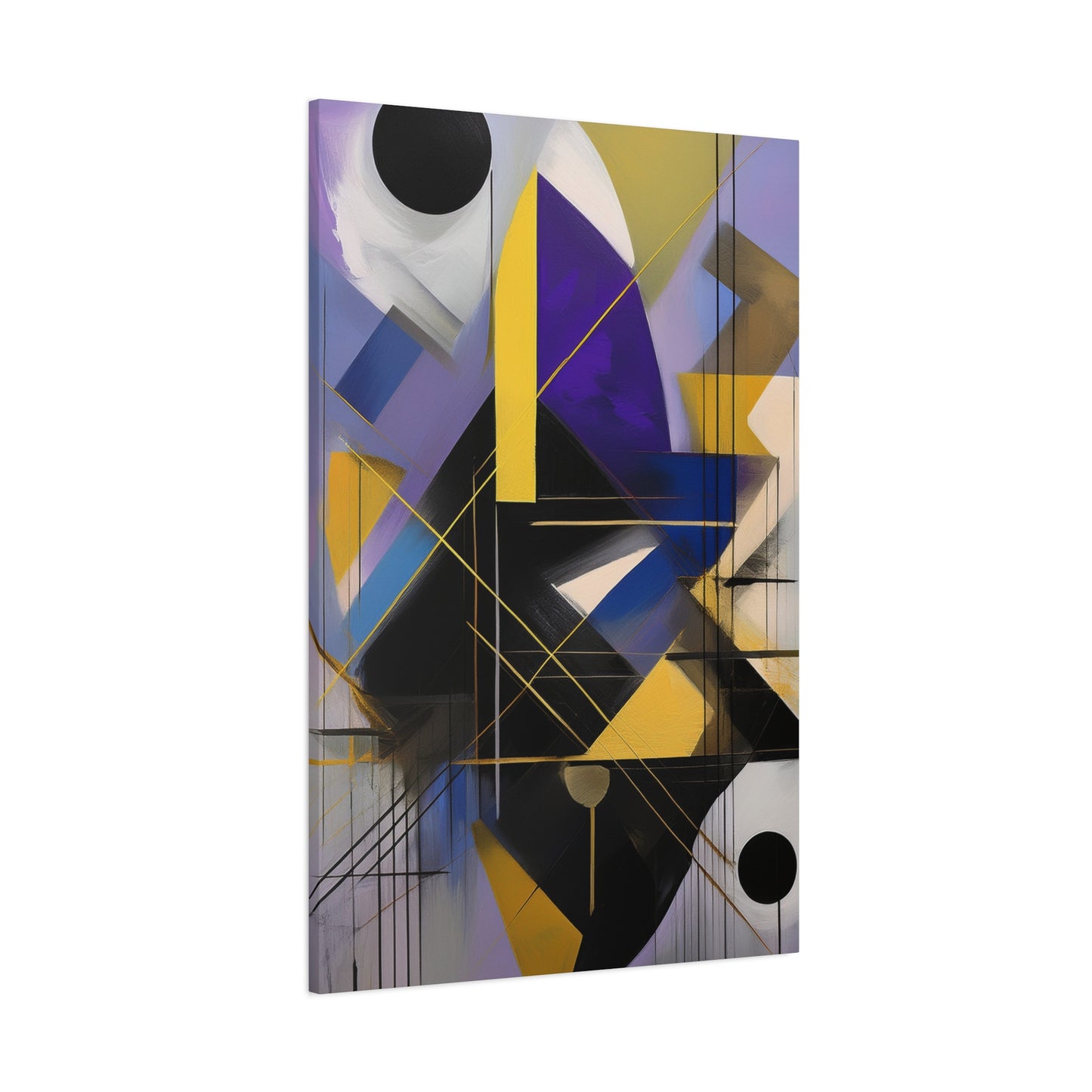 Purple Abstract Painting Print Canvas 20x24,20x30,24x30, 24x32,24x36,30x40, 32x48,36x48,40x60 Pine-Wood Inner Frame ABS-33