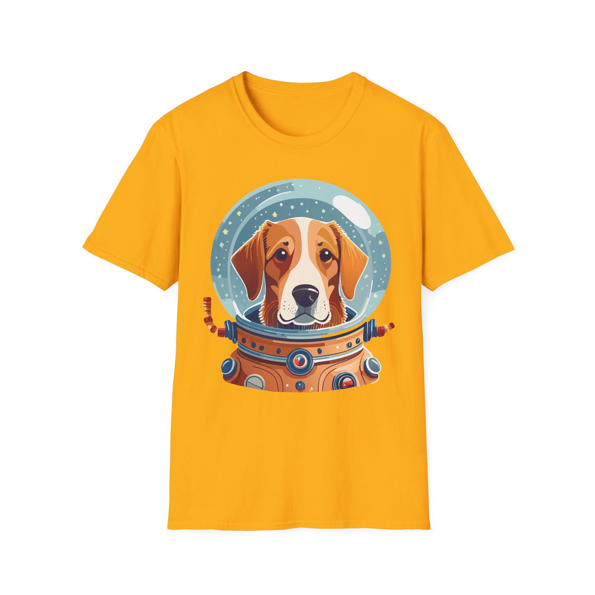Astronaut Dog Tee | Space Helmet Beagle Graphic T-Shirt