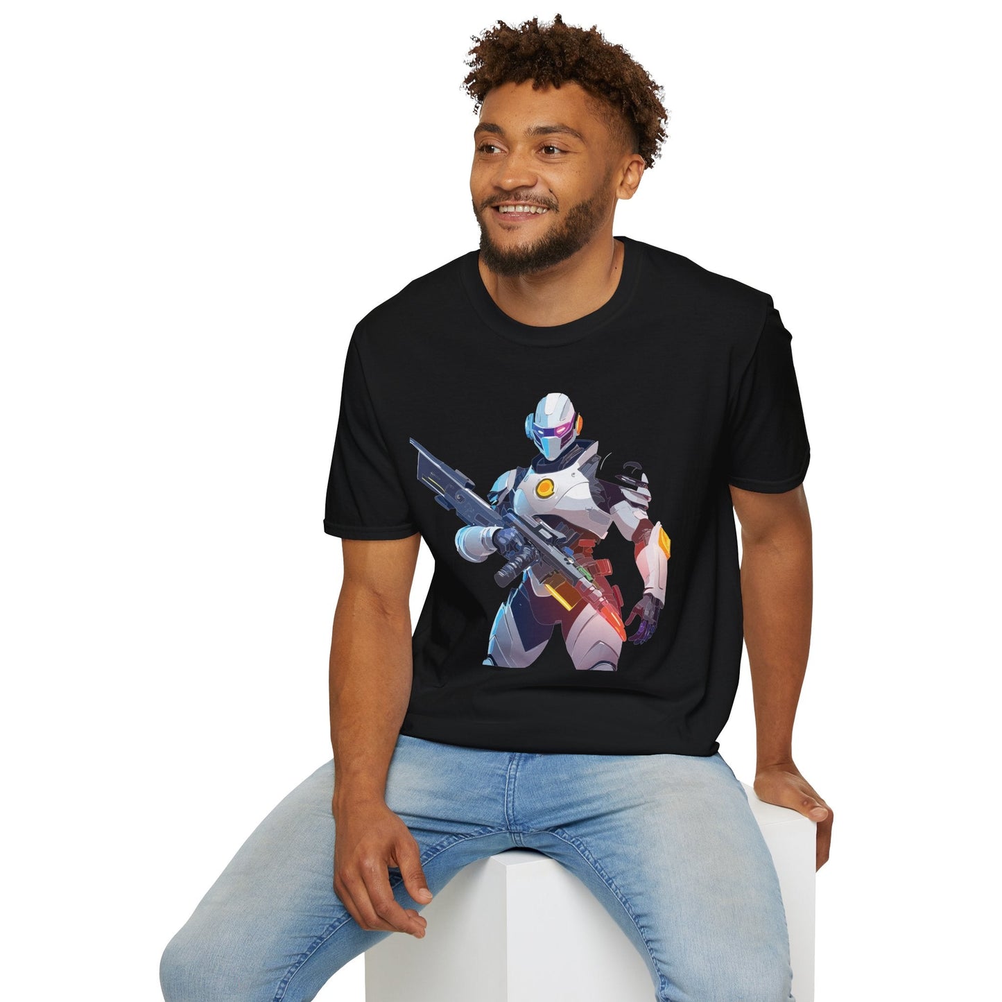 Unisex Robocop T Shirt Graphic With Classic Robocop Design Softstyle 100 Cotton Tee