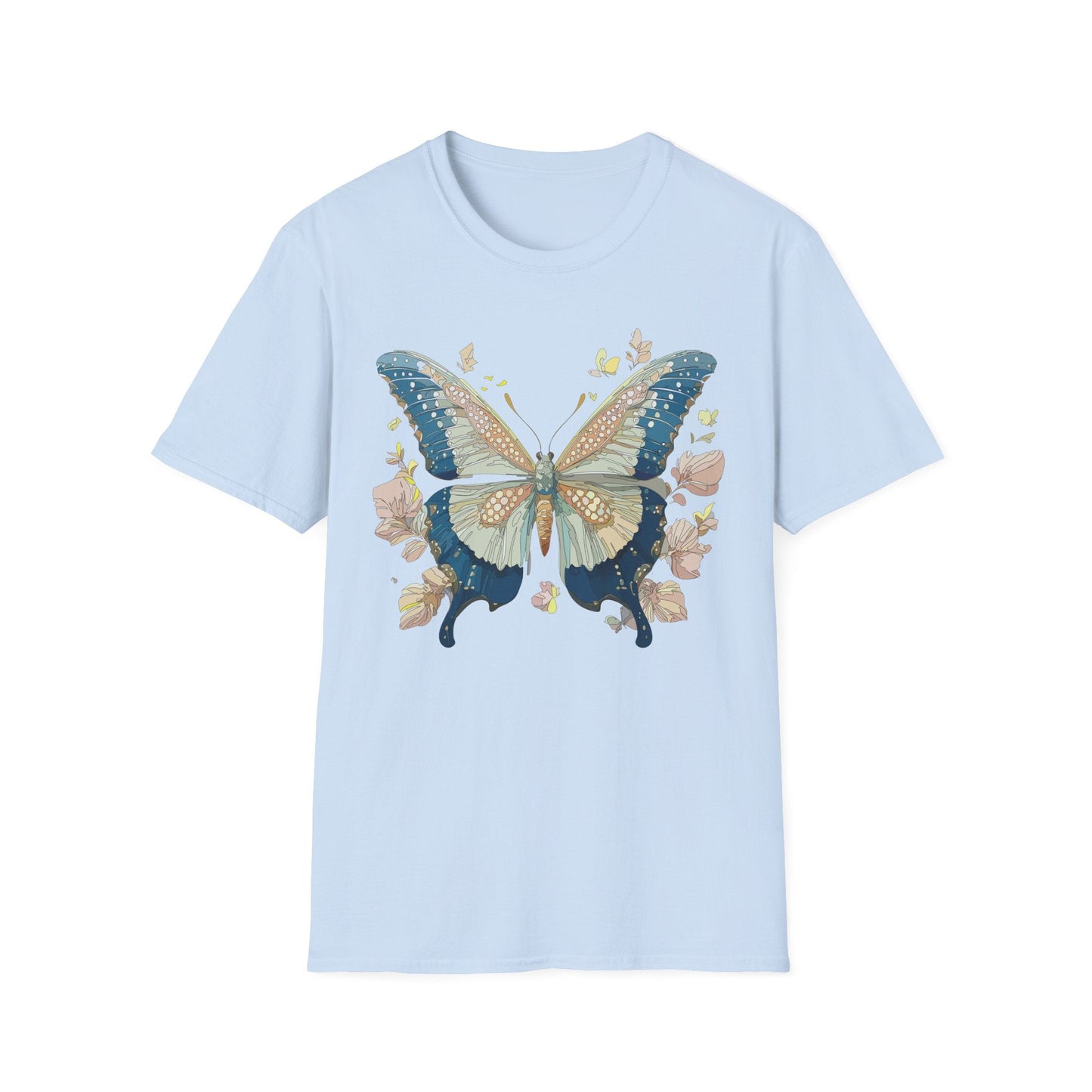 Butterfly Shirt Unisex T Shirt Monarch Butterfly Softstyle Gildan 100 Cotton Tee