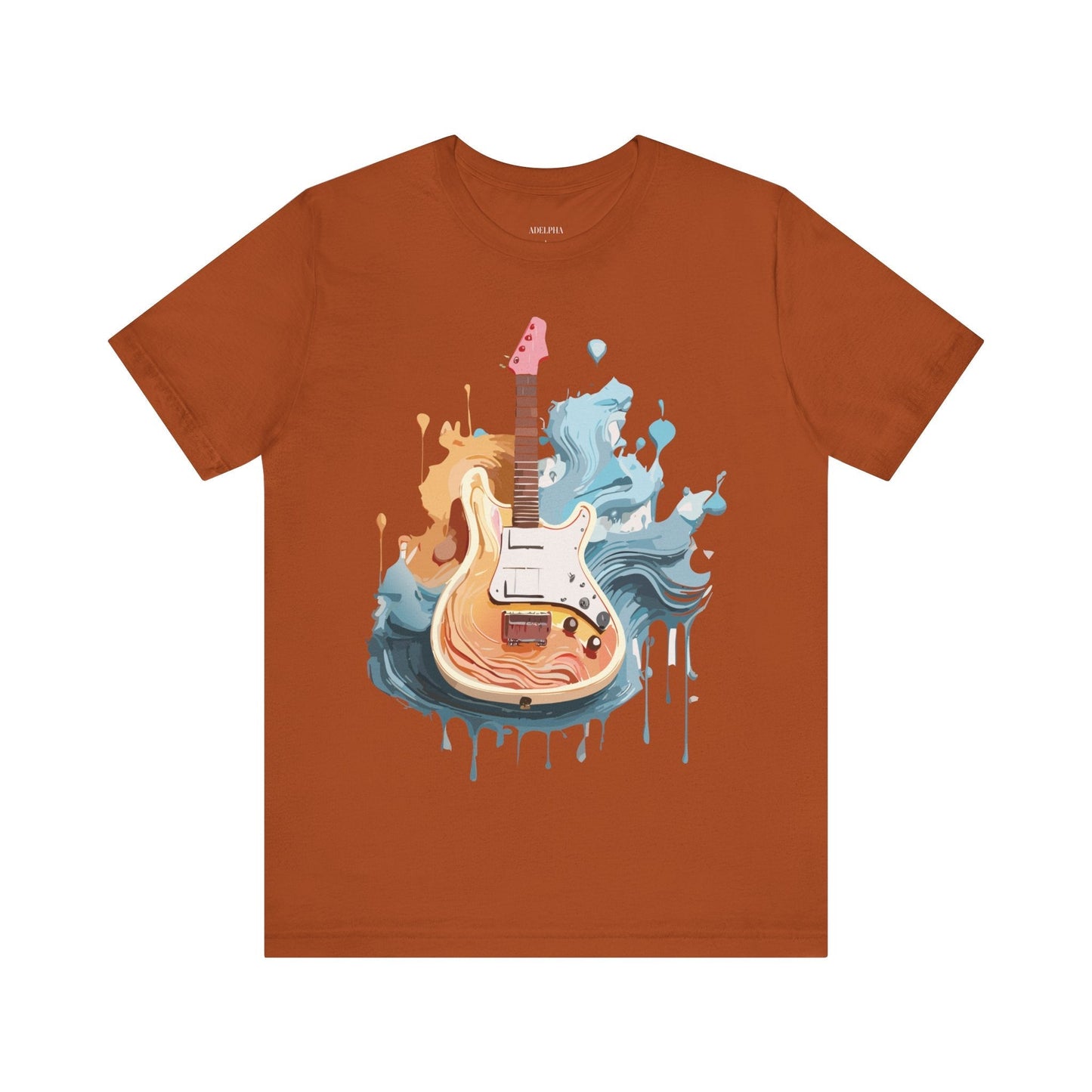 Music T Shirt Graphic Tee Unisex Short Sleeve Vintage Inspired Artwork Adelpha Collection