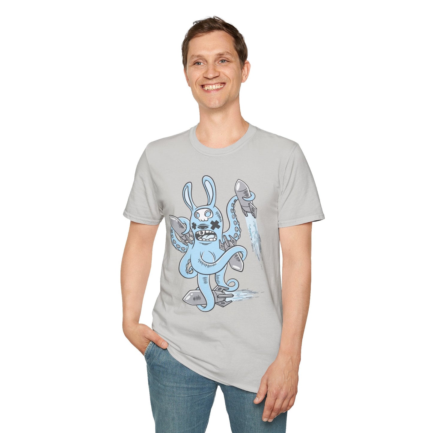 Cartoon T Shirt Unisex Animation Tee Funny Art Design Gildan Softstyle 64000 Premium Cotton