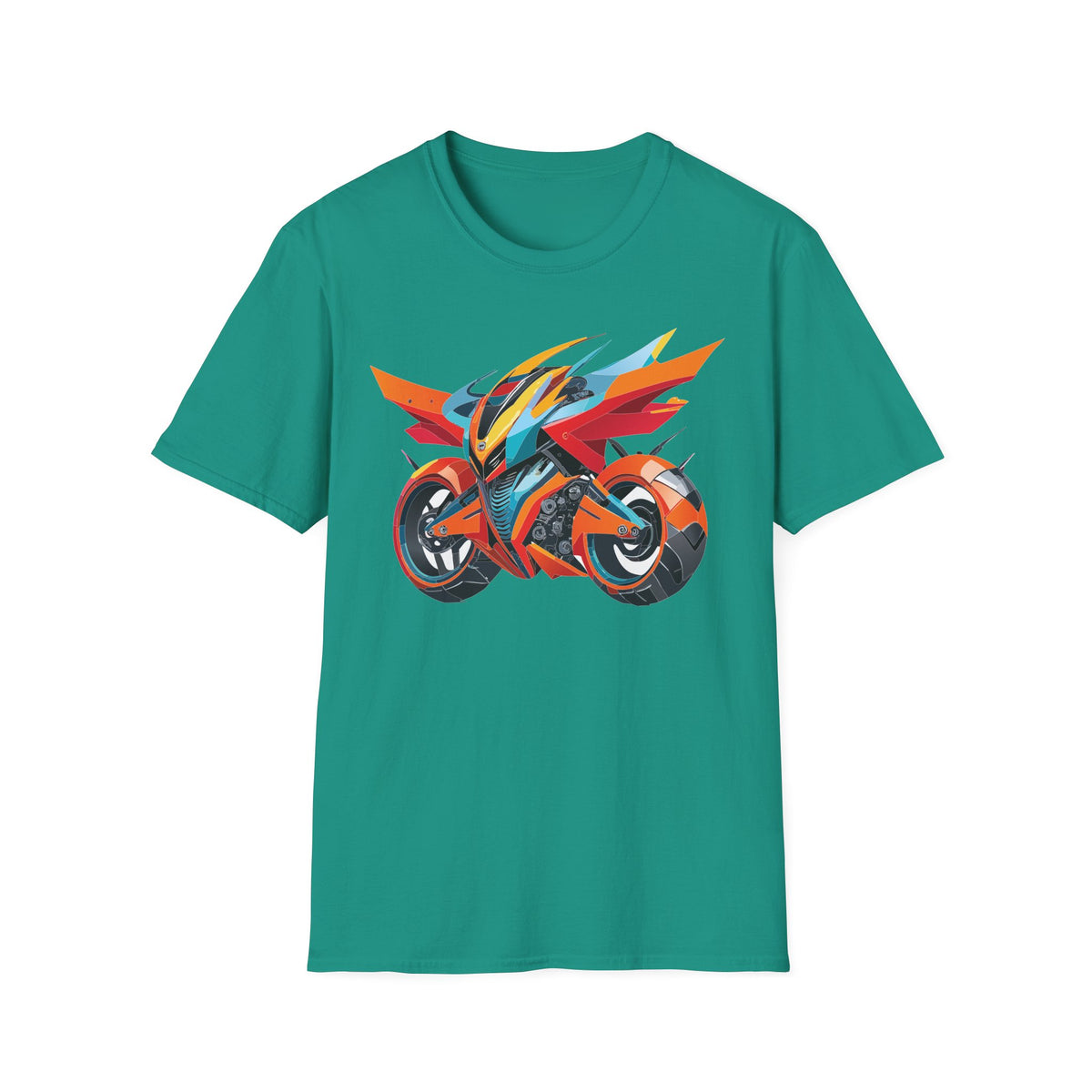 Moto Bike Motorcycle Graphic Tee Gildan Unisex 100 Cotton Tee Shirt m5