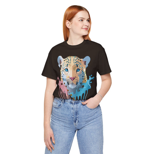 Cheetah Graphic Unisex 100 Cotton Artwork Tee 9