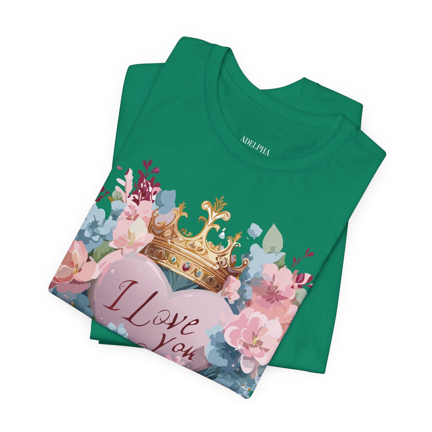 Valentine Graphic Tee Unisex Short Sleeve Jersey Shirt Adelpha Vintage Art Design
