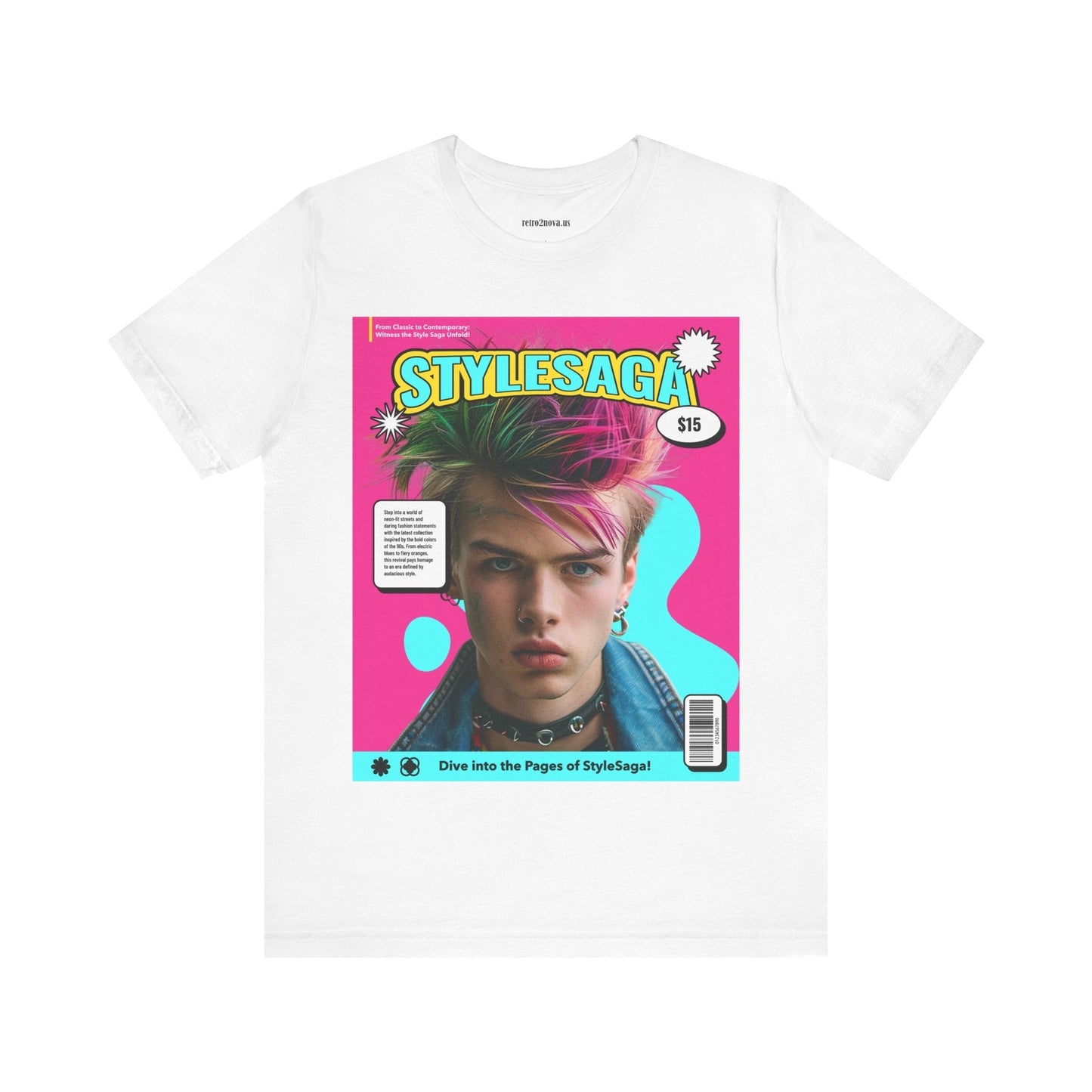 Magazine Cover Shirt Unisex Jersey Short Sleeve Tee Lightweight 4.2 Oz