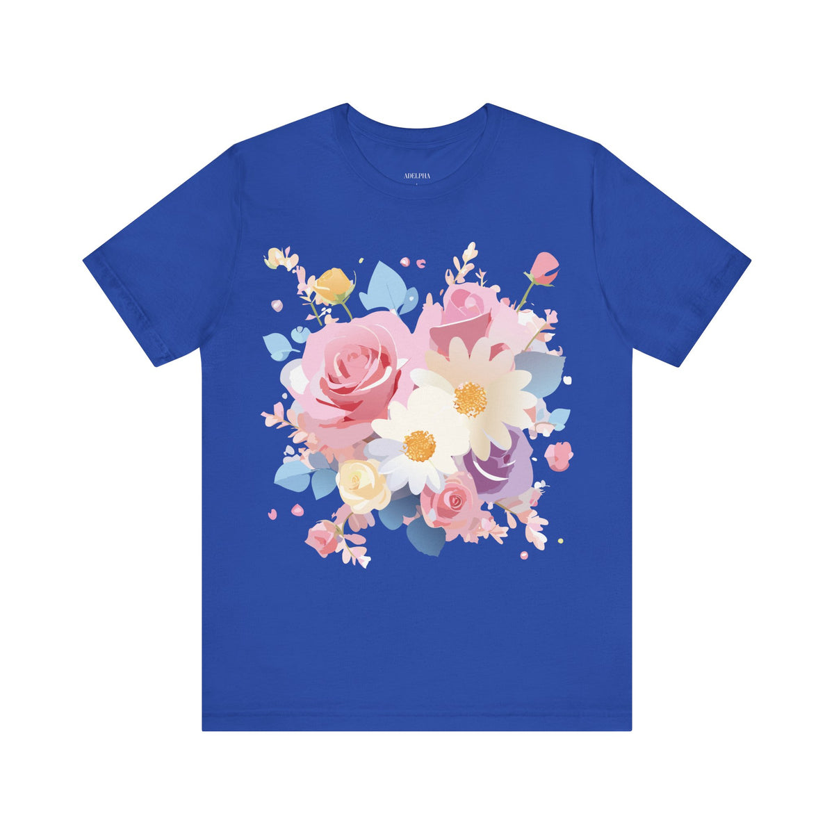 Floral Graphic Tee Shirt - Bella+Canvas Unisex 100 Cotton 12