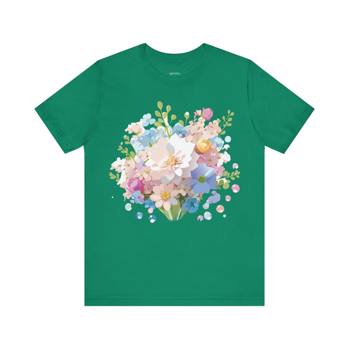 Floral Graphic Tee Shirt - Bella+Canvas Unisex 100 Cotton 5