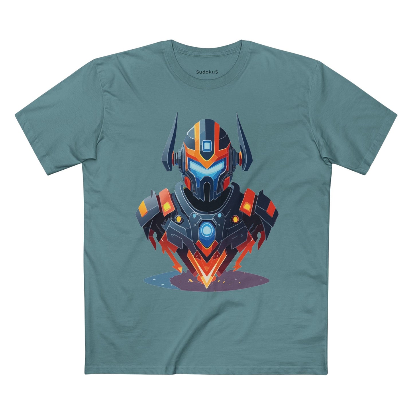 Cyborg Robot Graphic Unisex 100 Cotton Staple Tee 10
