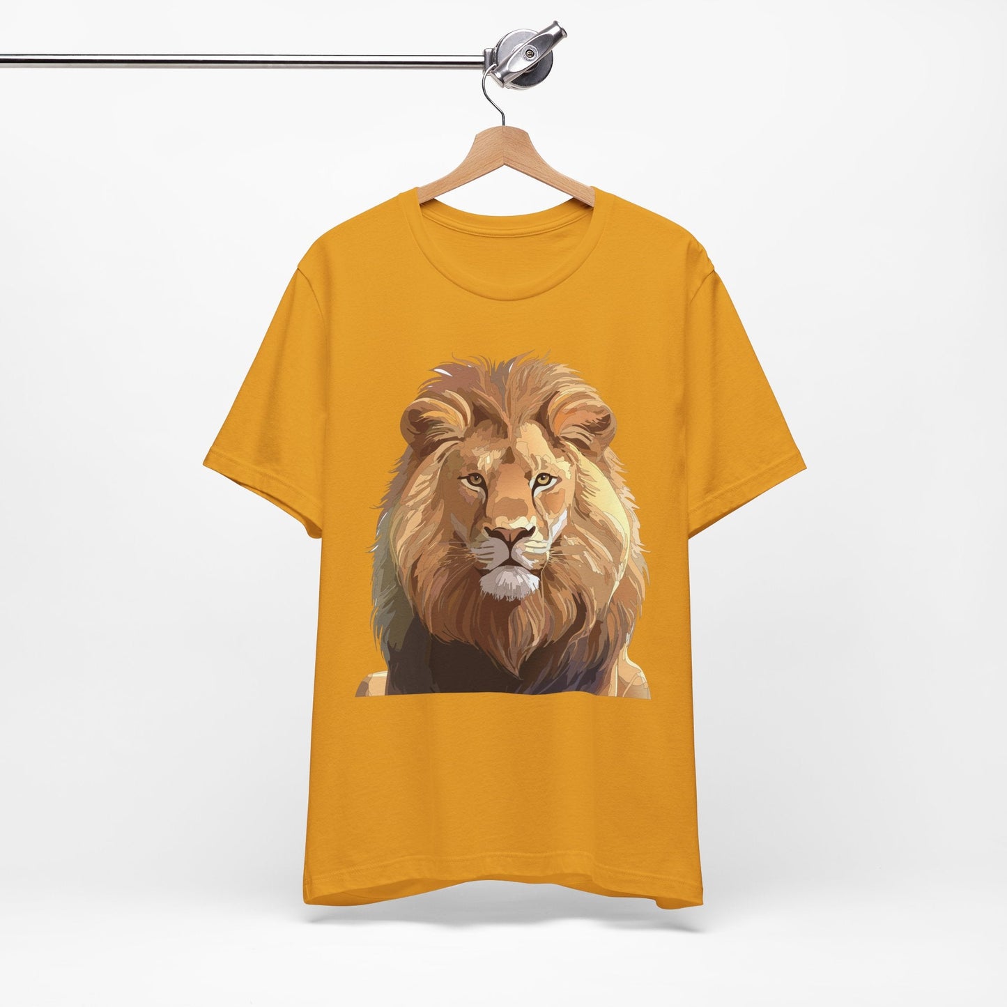 Unisex Animal Art Tee Shirt With Wild Animals Design Gildan 64000 Softstyle Cotton