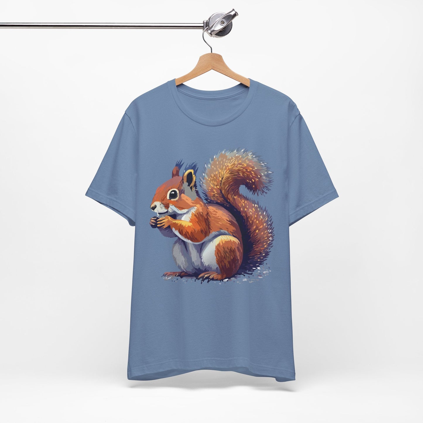 Unisex Animal Print Tee Shirt With Wild Animals Artwork Gildan Softstyle 64000 Cotton