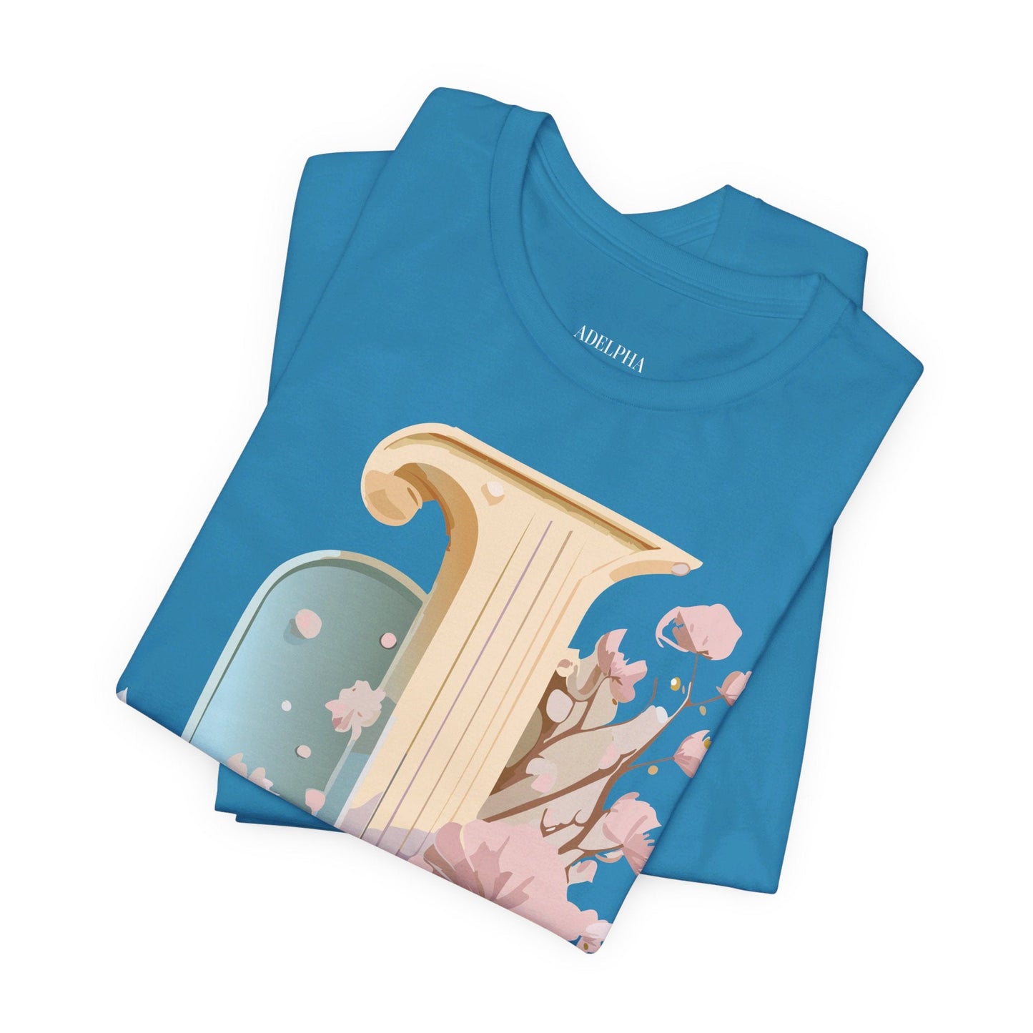 Adelpha Letter J Shirt Unisex Graphic Tee Vintage Inspired Art Design Short Sleeve